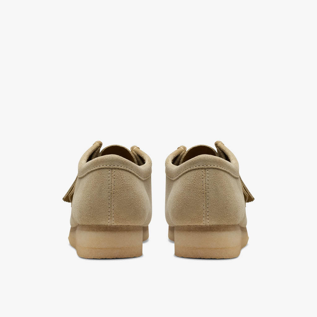 Zapatos Casual De La Marca Clarks  Para Hombre Modelo Wallabee Maple Suede En Color Beige