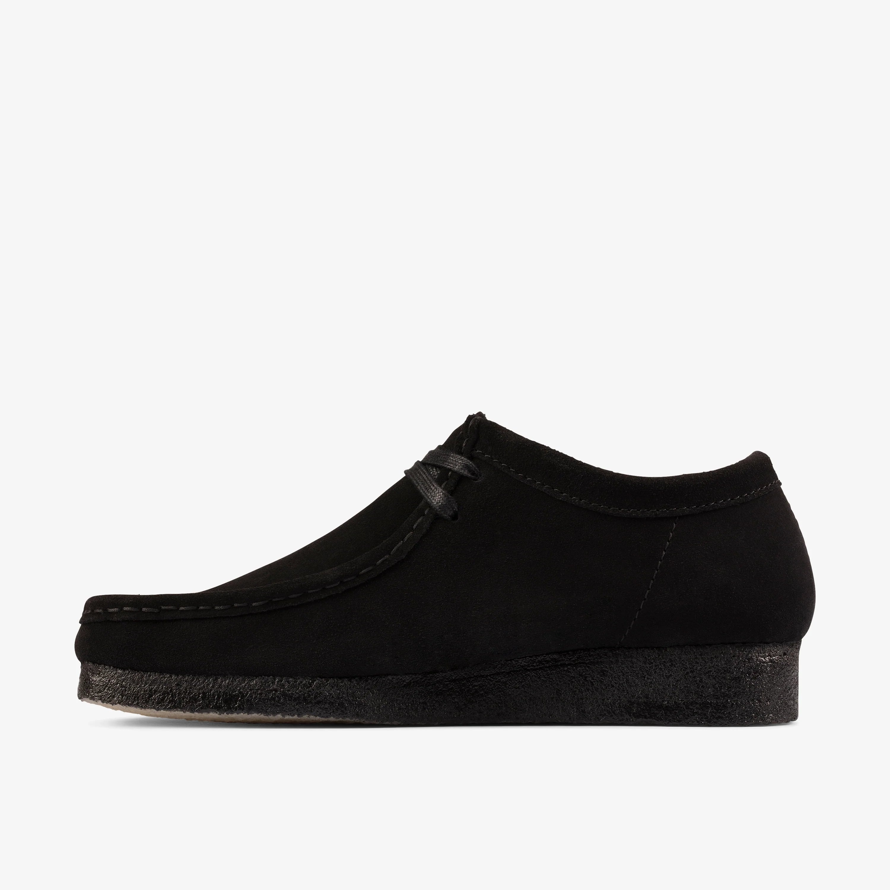 Zapatos Casual De La Marca Clarks  Para Hombre Modelo Wallabee Black Sde En Color Negro