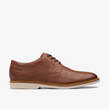 Zapatos Casual De La Marca Clarks  Para Hombre Modelo Atticus Ltlace Dark Tan Lea En Color Marrón