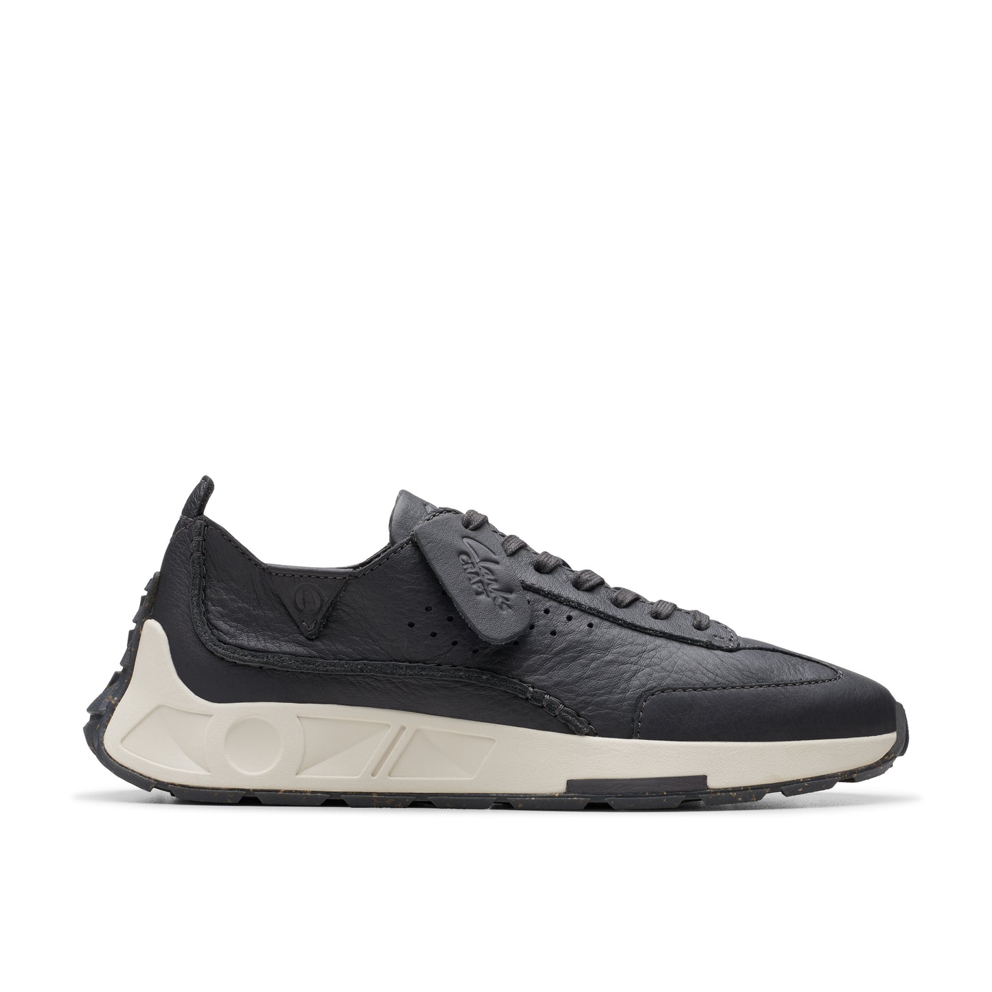 CLARKS | MEN'S SNEAKERS | CRAFT SPEED DARK GRAY LEATHER | GREY