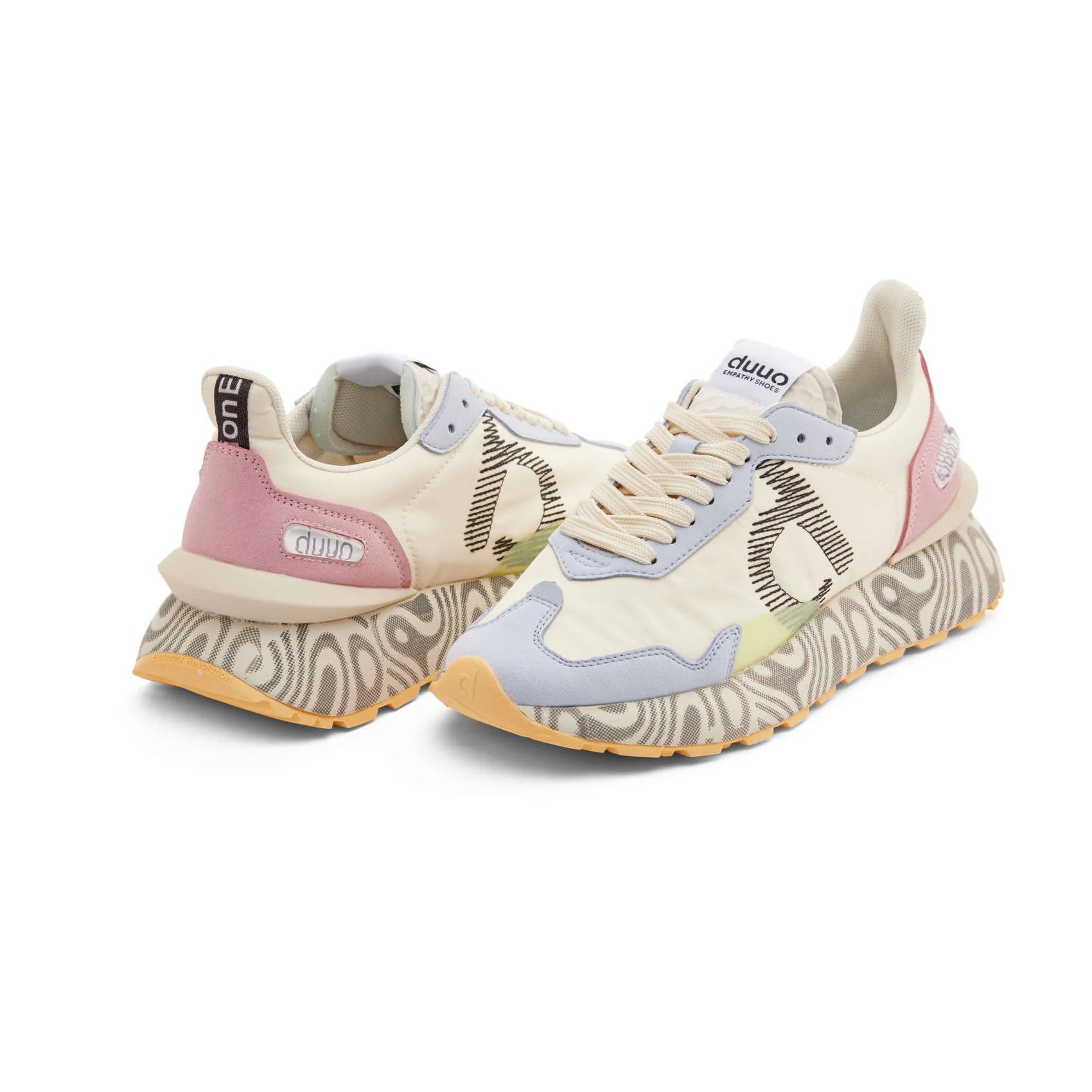 DUUO Sensei MOON 118 Beige: ベージュ スニーカー ユニセックス