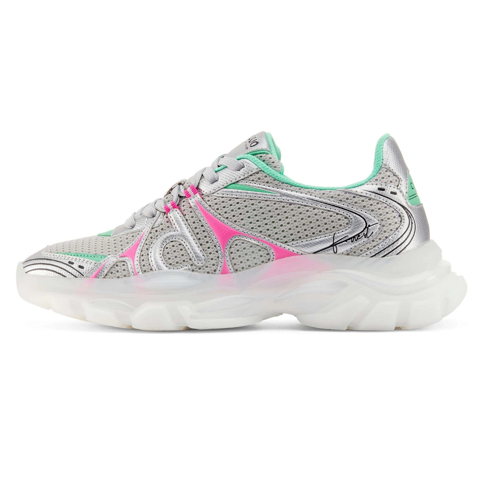 DUUO | SNEAKERS | UNISEX | FORREST 01 PLATEADO | PLATEADO
