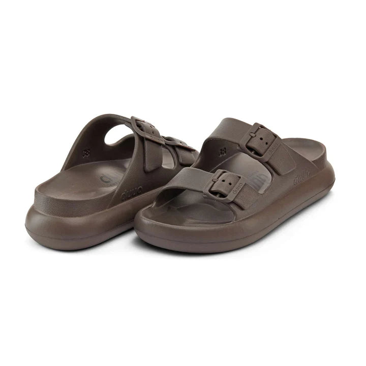 DUUO | CHANCLAS | MUJER | EVA CURVI 16 | MARRÓN