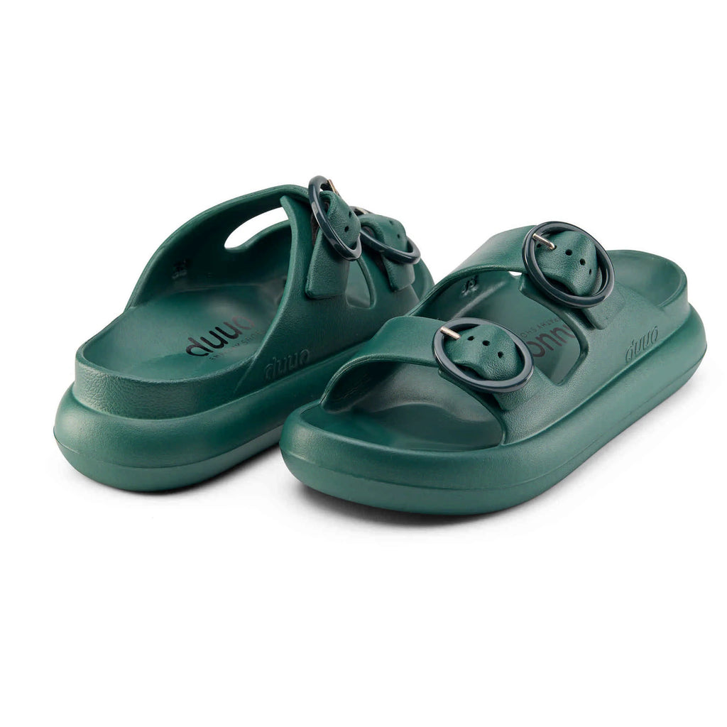 DUUO EVA Curvi 29: groen slippers voor dames