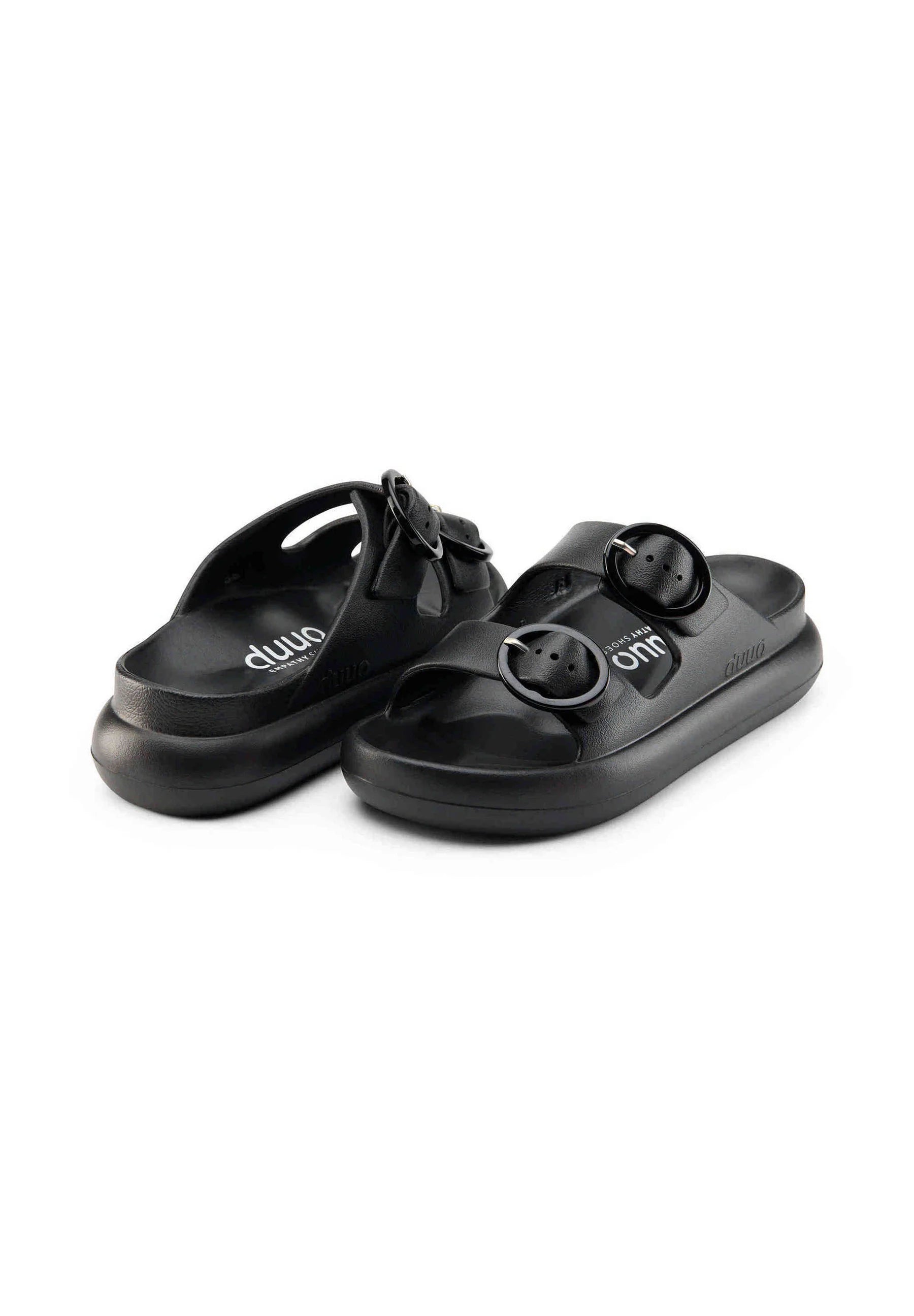 DUUO | CHANCLAS | MUJER | EVA CURVI 32 | NEGRO