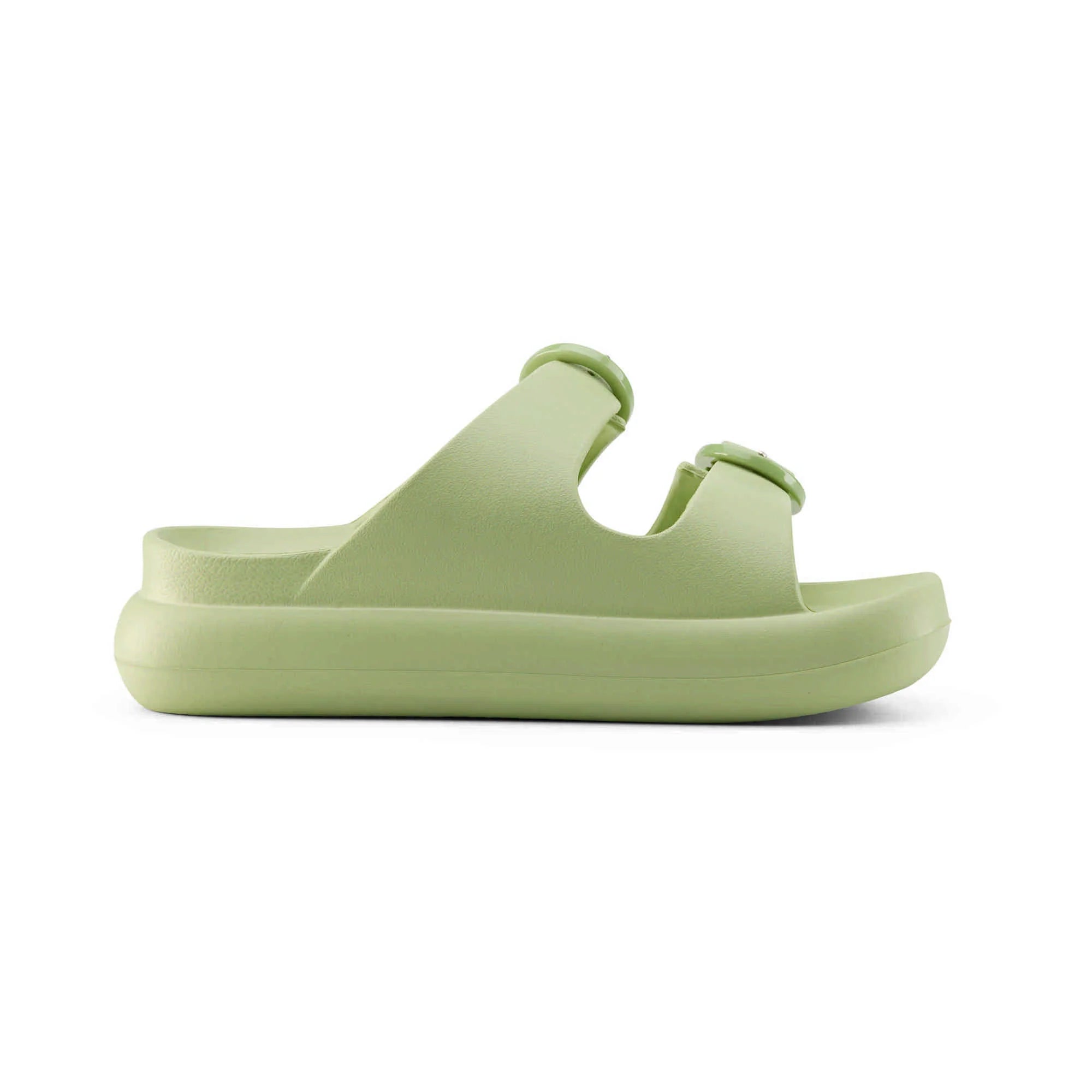 DUUO EVA Curvi 34: vert tongs pour femme