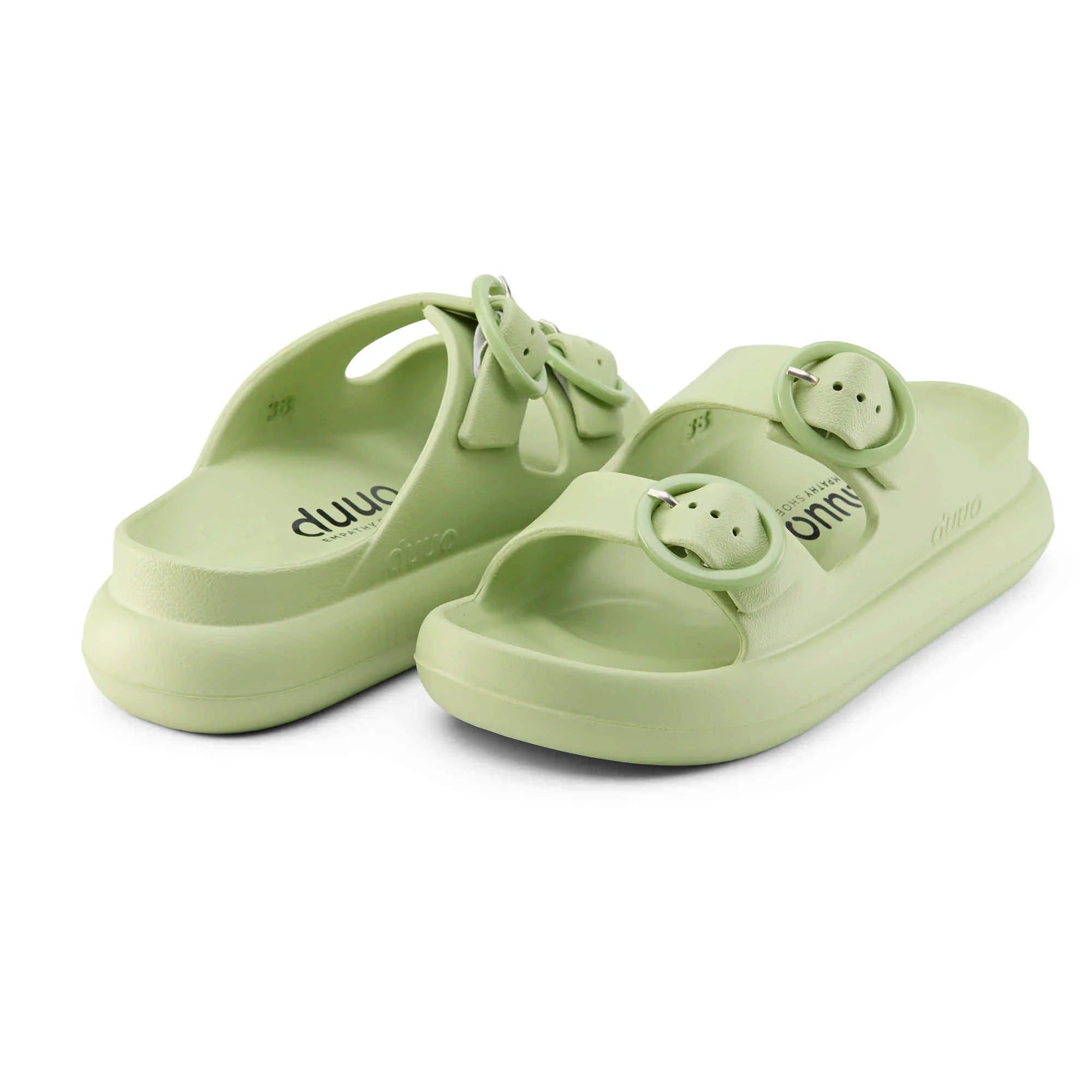 DUUO EVA Curvi 34: vert tongs pour femme