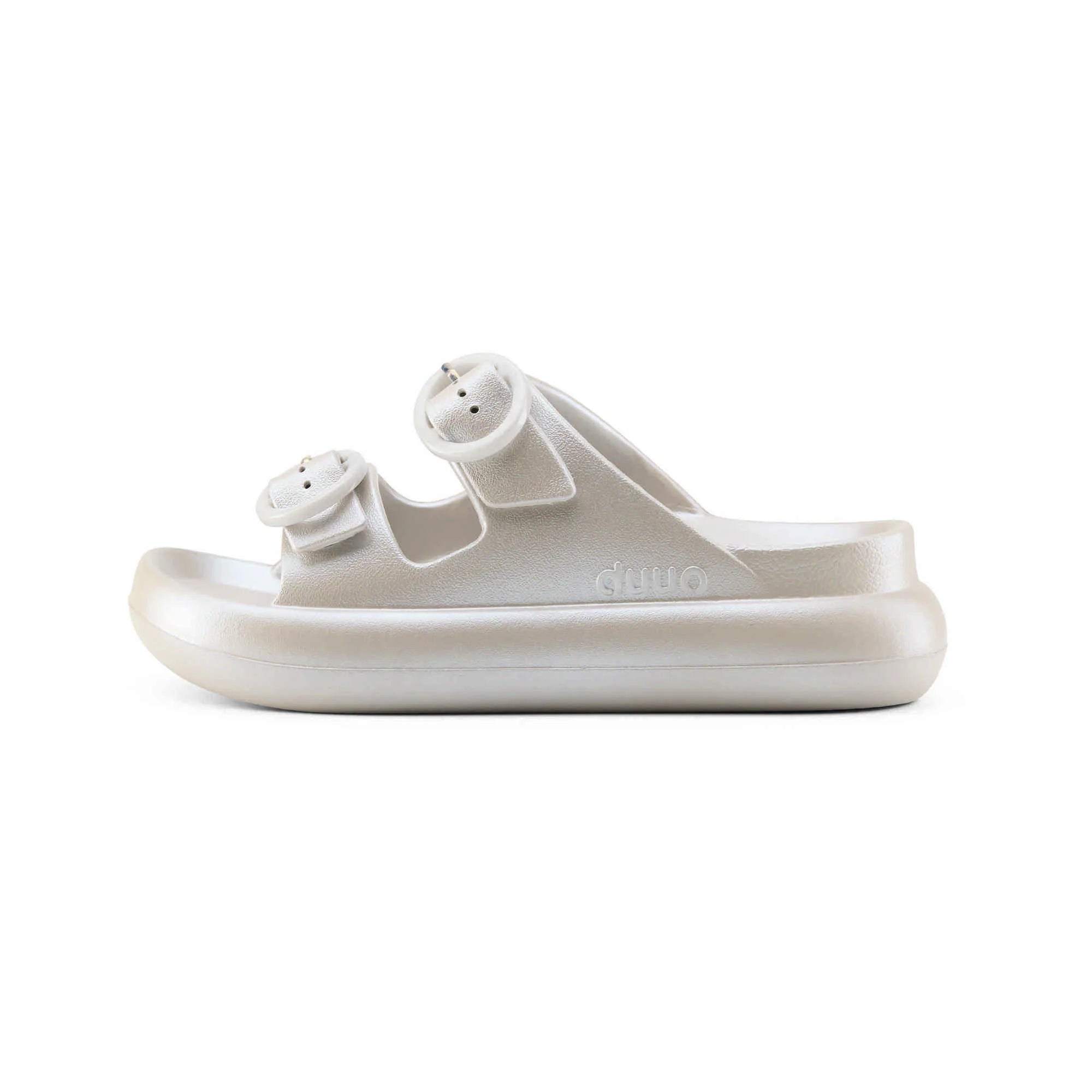 DUUO | CHANCLAS | MUJER | EVA CURVI METALLIC 35 | PLATEADO