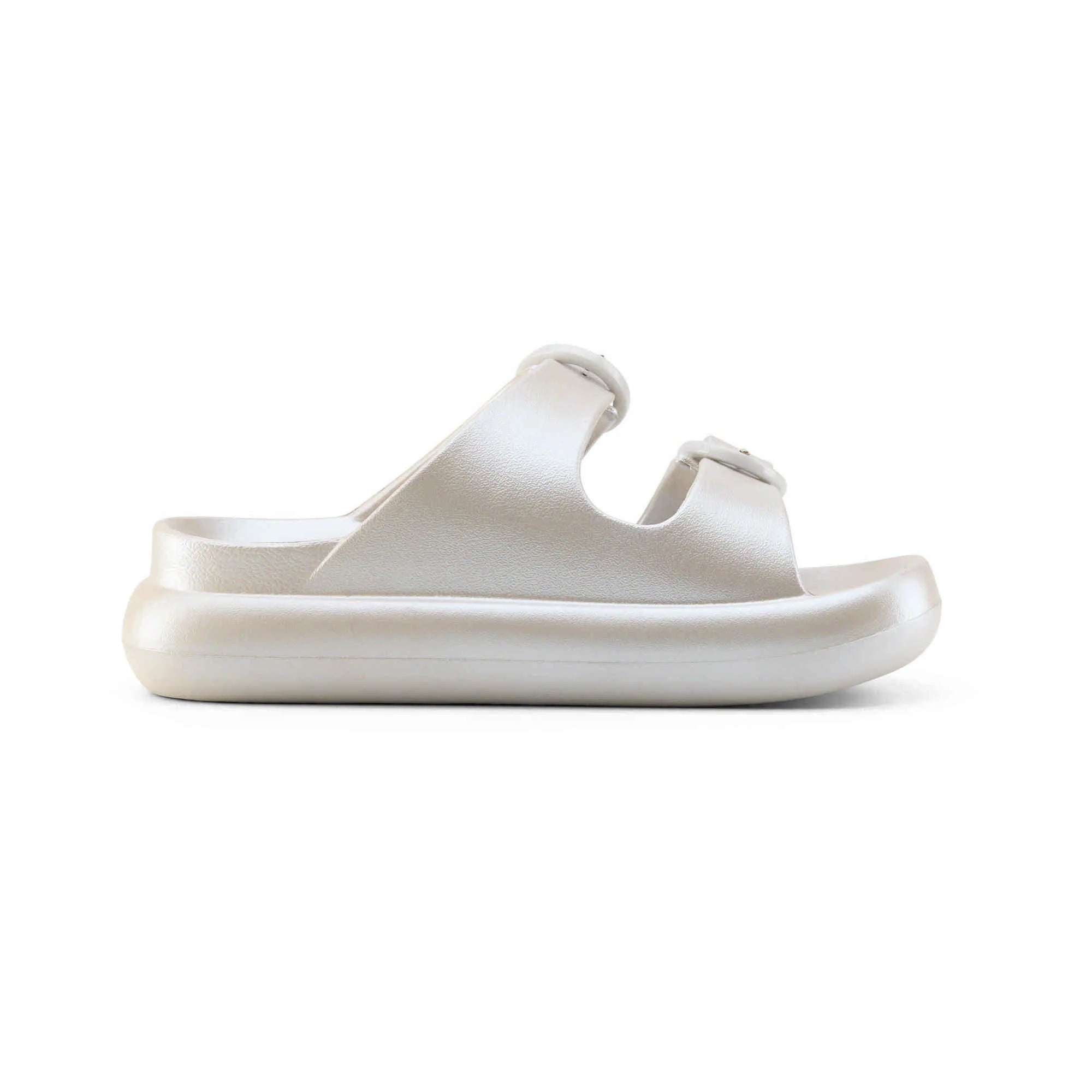 DUUO | CHANCLAS | MUJER | EVA CURVI METALLIC 35 | PLATEADO