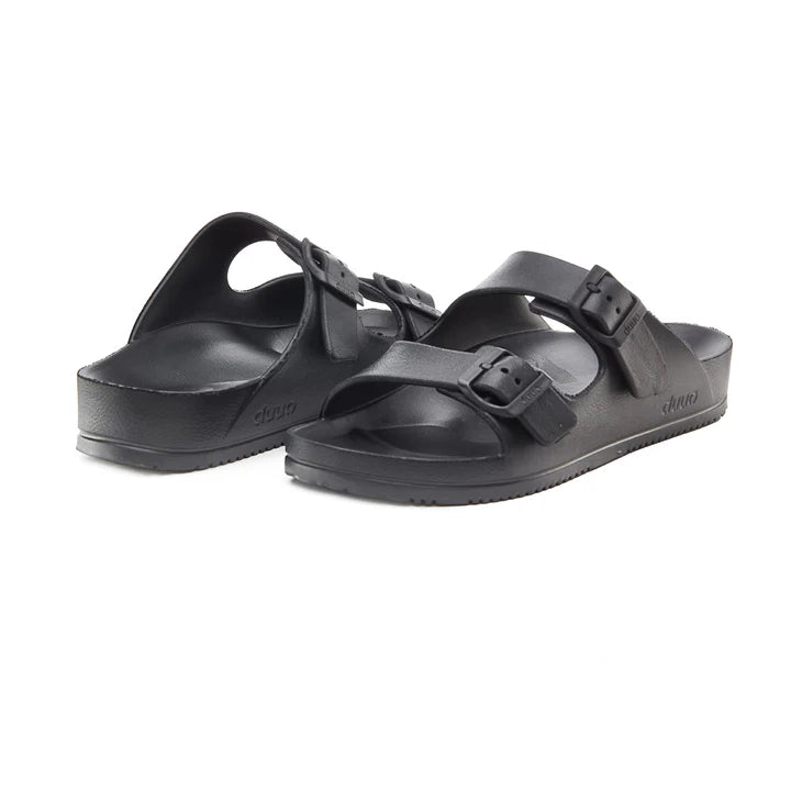 DUUO | CHANCLAS | UNISEX | EVA BLACK | NEGRO