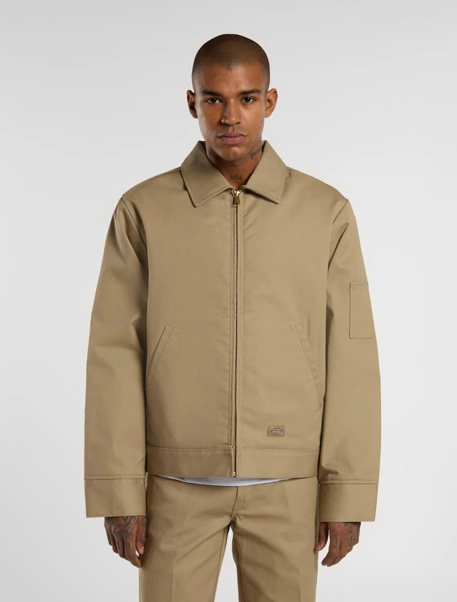 DICKIES | JACKET | MEN'S | M LINED EISENHOWR JKT REC KHAKI | GREEN