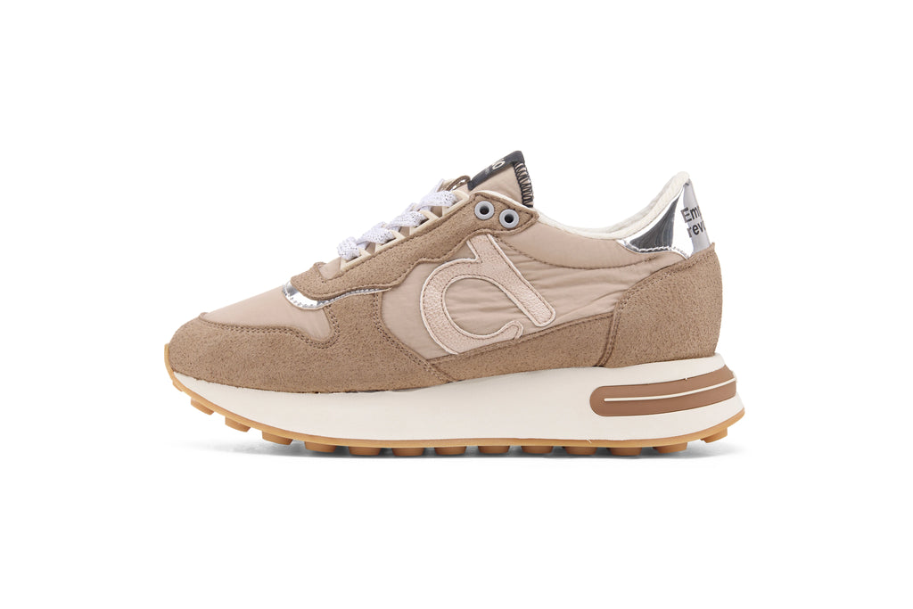 DUUO Calma HIGH 102: beige sneakers til kvinder