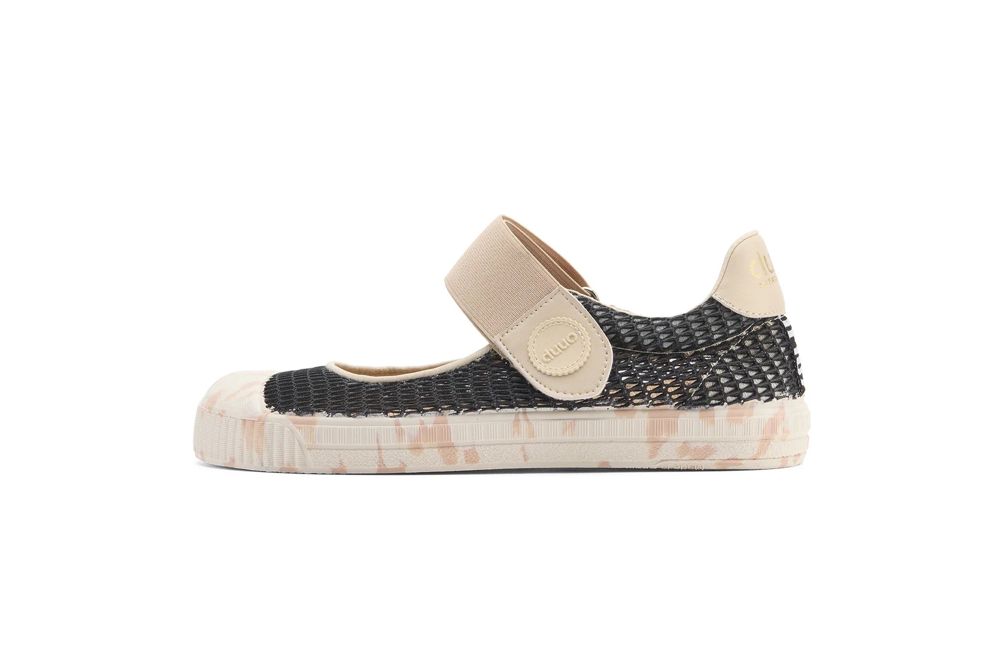 DUUO COL Marie Barefoot NET 01: czarny sneakersy dla kobiet