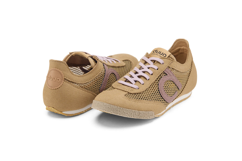 DUUO | SNEAKERS | UNISEX | STRASSE MESH 11 CAMEL | BEIGE
