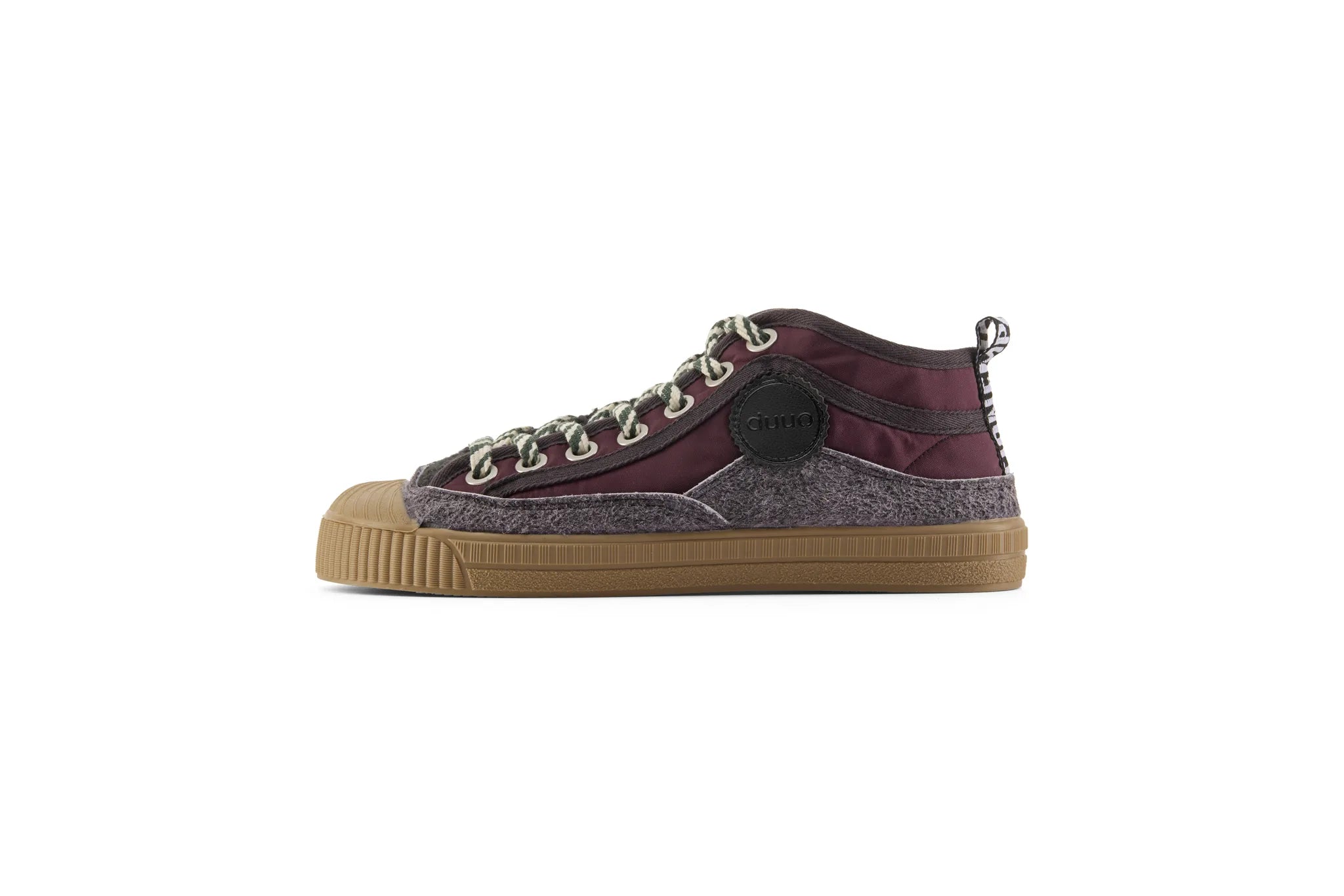 DUUO | SNEAKERS | UNISEX | COL COVER DARK-FOLK BAREFOOT 07 BURDEOS | BURDEOS