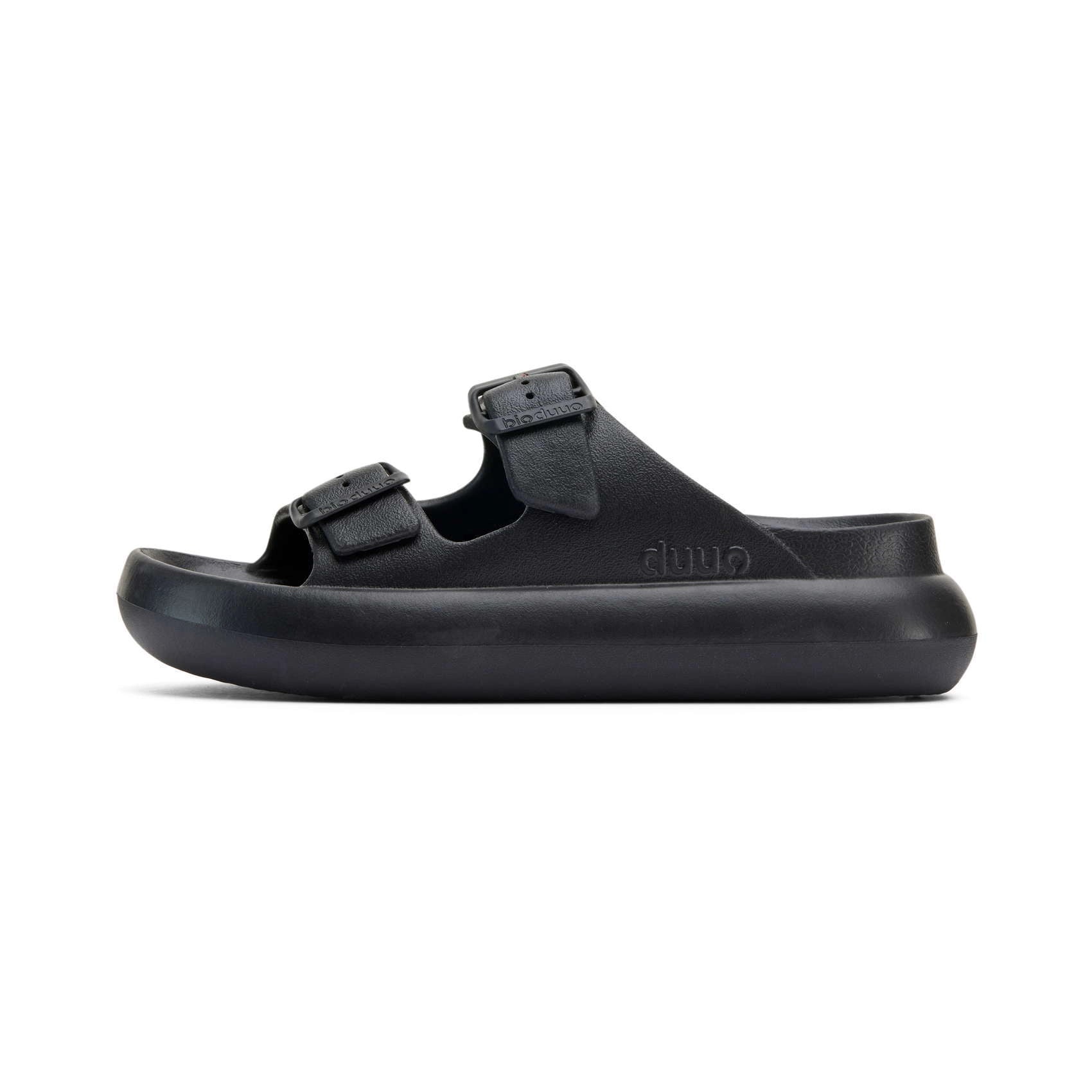 DUUO EVA Curvi 02: noir tongs pour femme