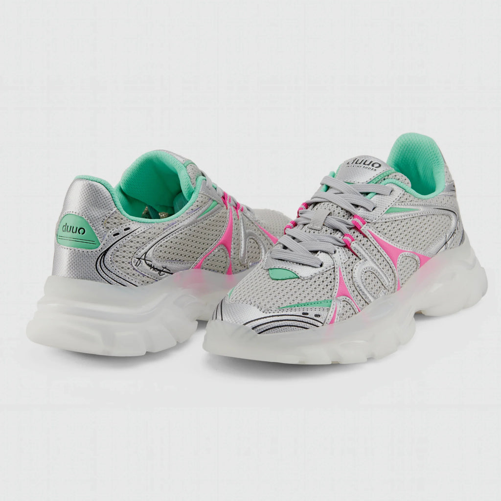 DUUO | SNEAKERS | UNISEX | FORREST 01 PLATEADO | PLATEADO