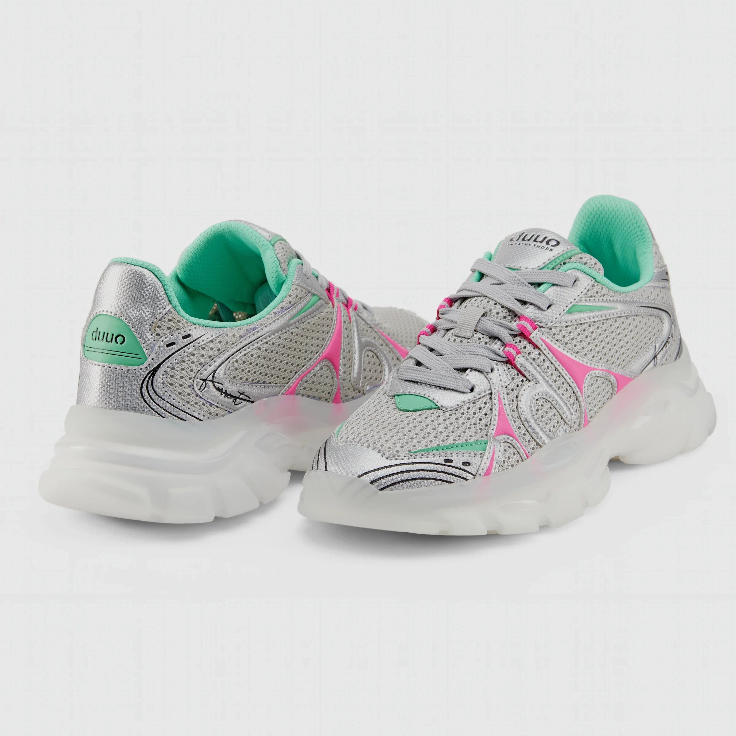 DUUO | SNEAKERS | UNISEX | FORREST 01 PLATEADO | PLATEADO