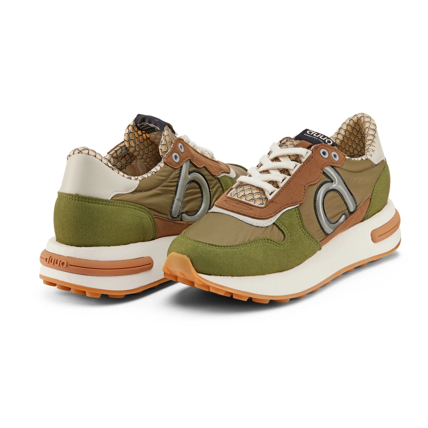 Sneakers de la marca duuo para mujer modelo slow solid 06 en color caqui