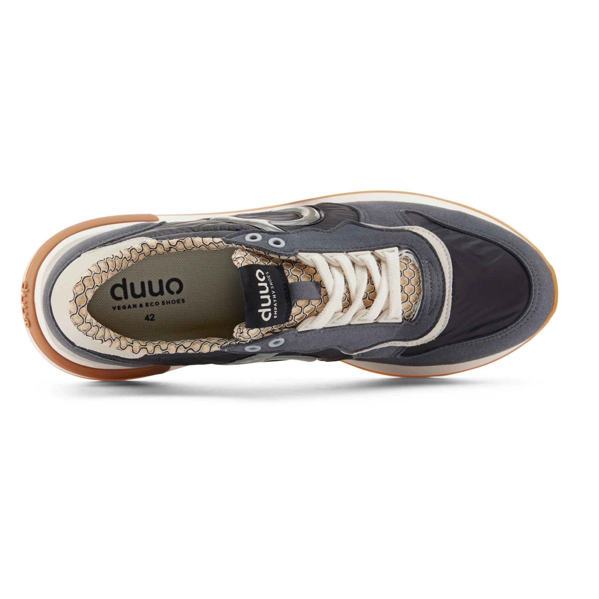 Sneakers de la marca duuo para mujer modelo slow solid 08 en color negro