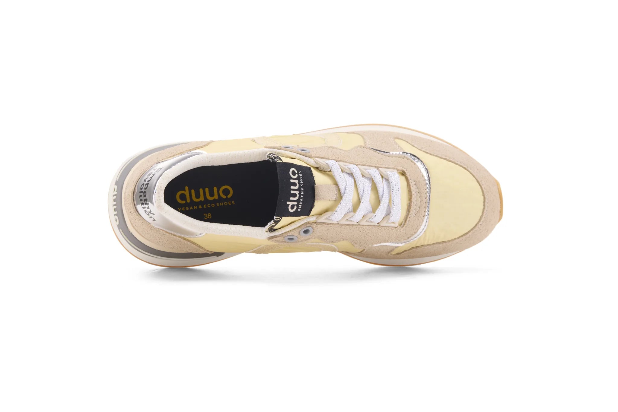 DUUO Calma HIGH 98: amarillo سنيكرز للنساء