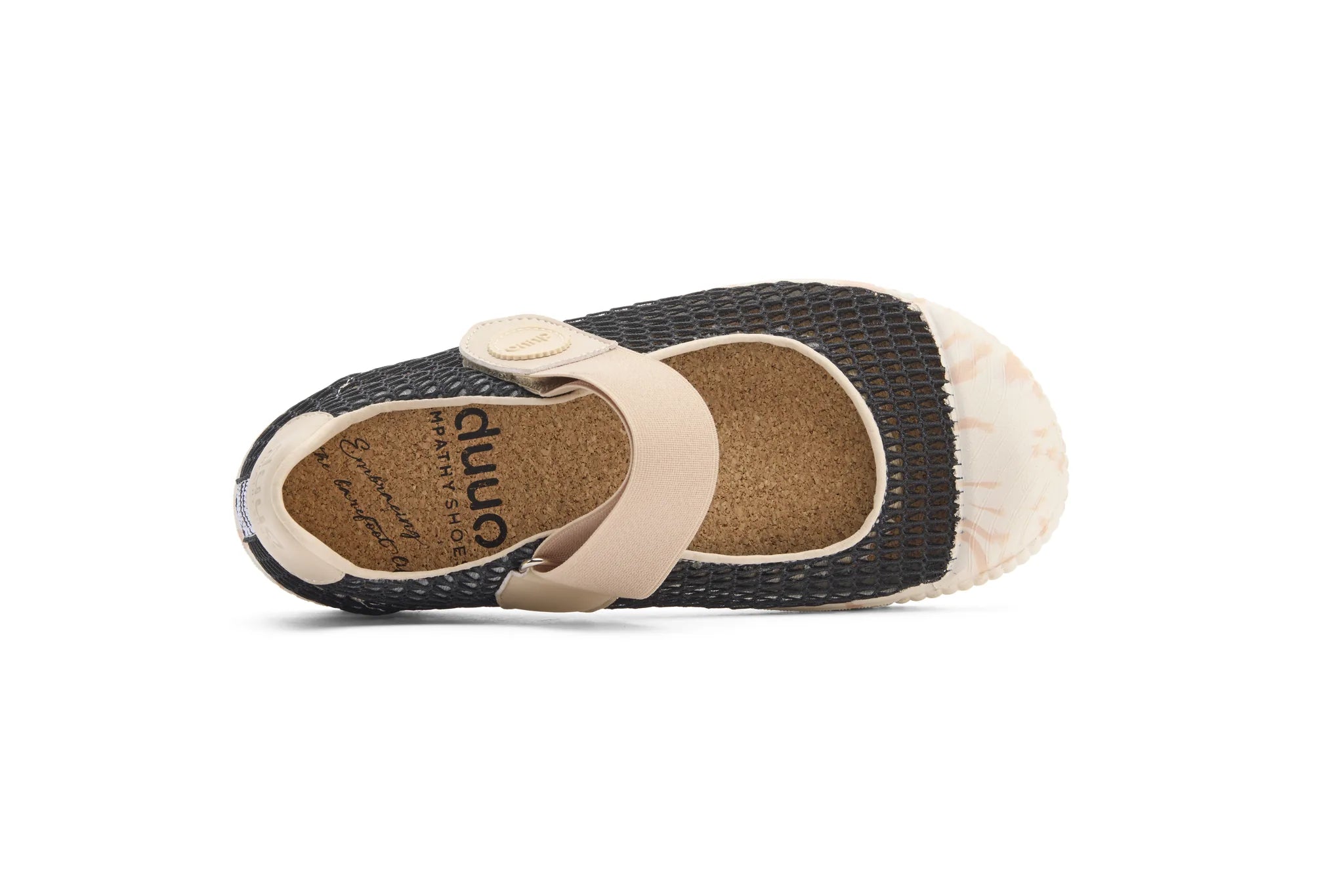 DUUO COL Marie Barefoot NET 01: أسود سنيكرز للنساء