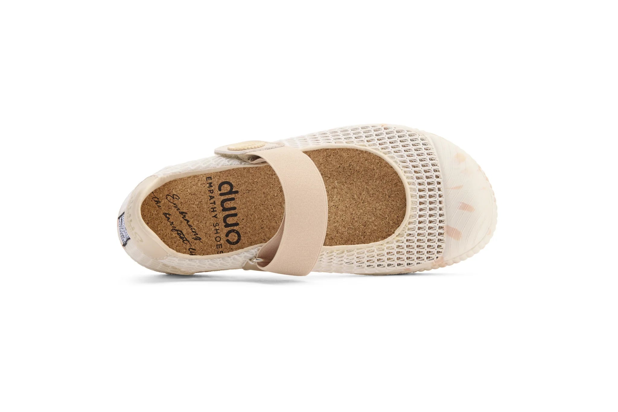 DUUO COL Marie Barefoot NET 02: أبيض سنيكرز للنساء