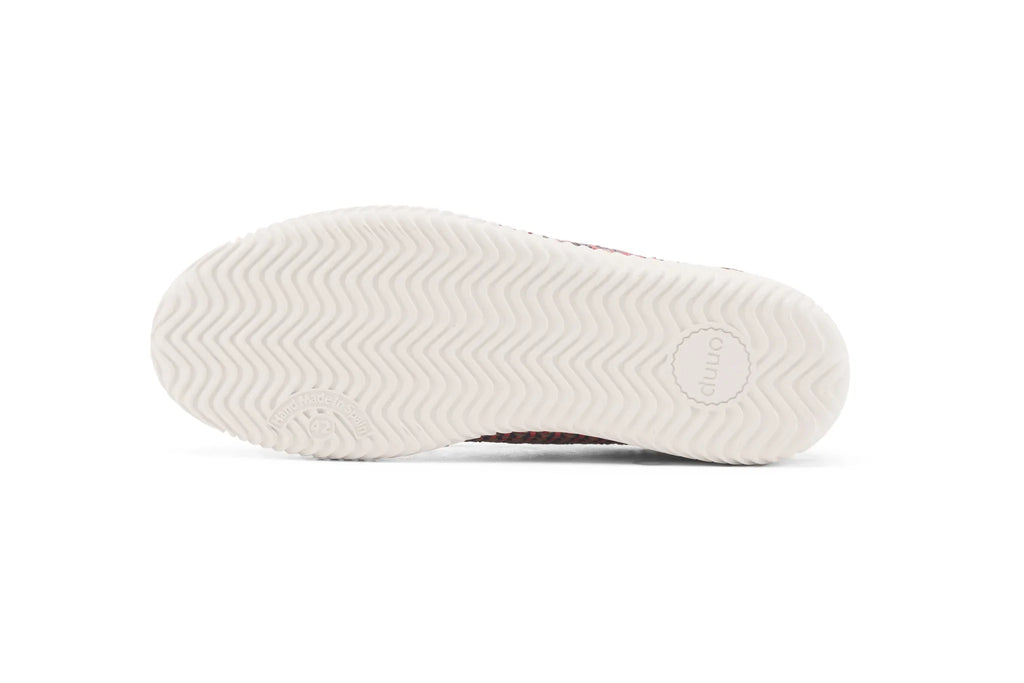 DUUO ONA LACE Trenzado 132: rouge baskets unisexe