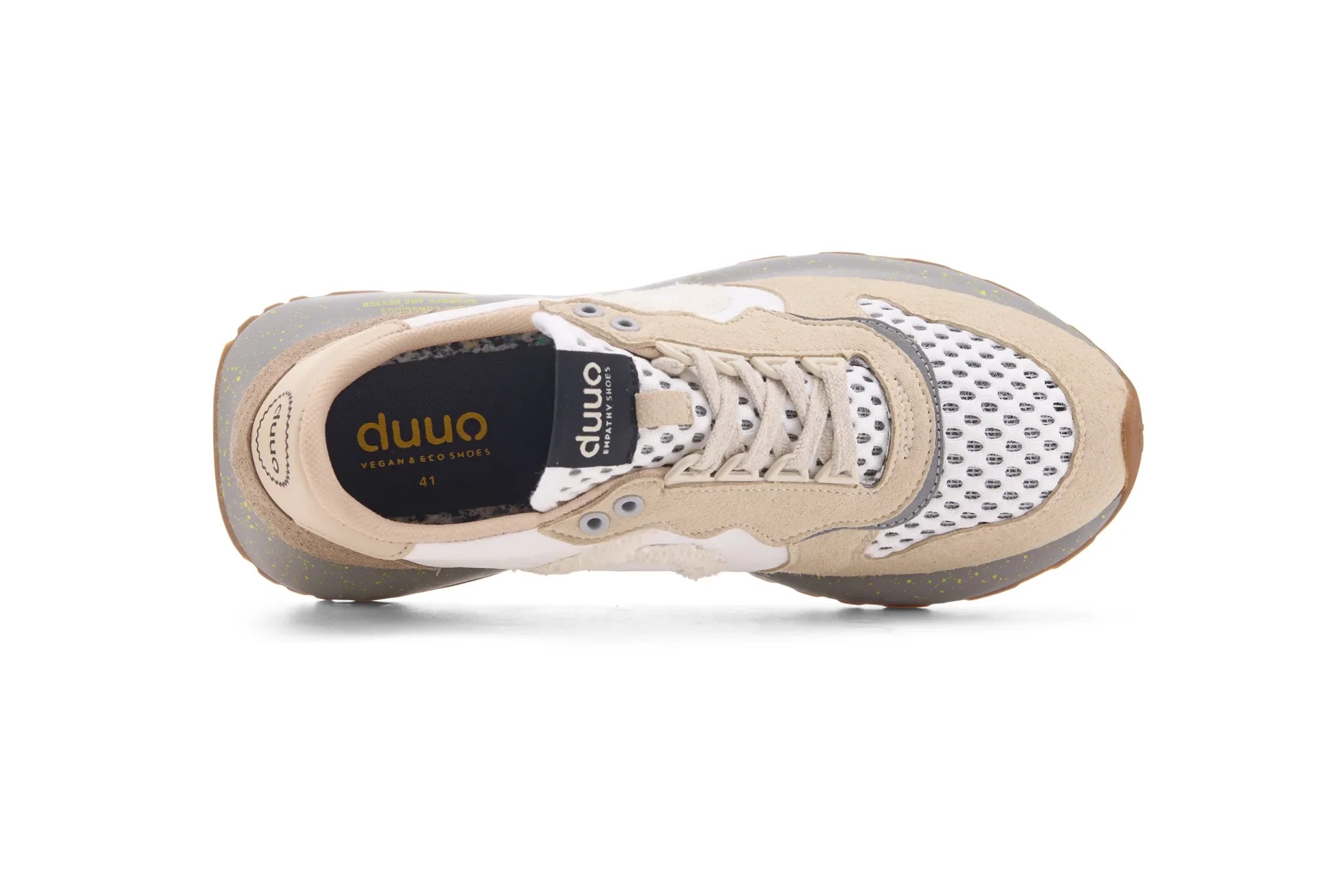 DUUO SLOW 29: ホワイト スニーカー ユニセックス