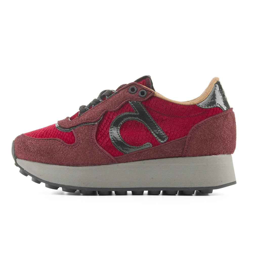 DUUO | SNEAKERS | MUJER | CALMA HIGH  NOE 104 BURDEOS | BURDEOS