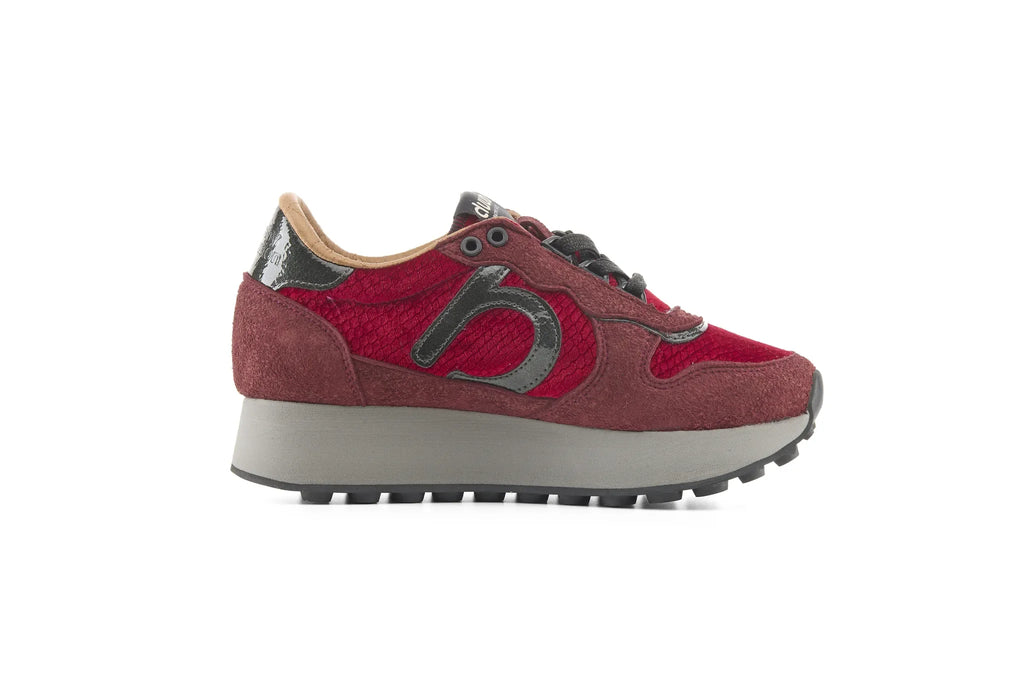 DUUO | SNEAKERS | MUJER | CALMA HIGH  NOE 104 BURDEOS | BURDEOS