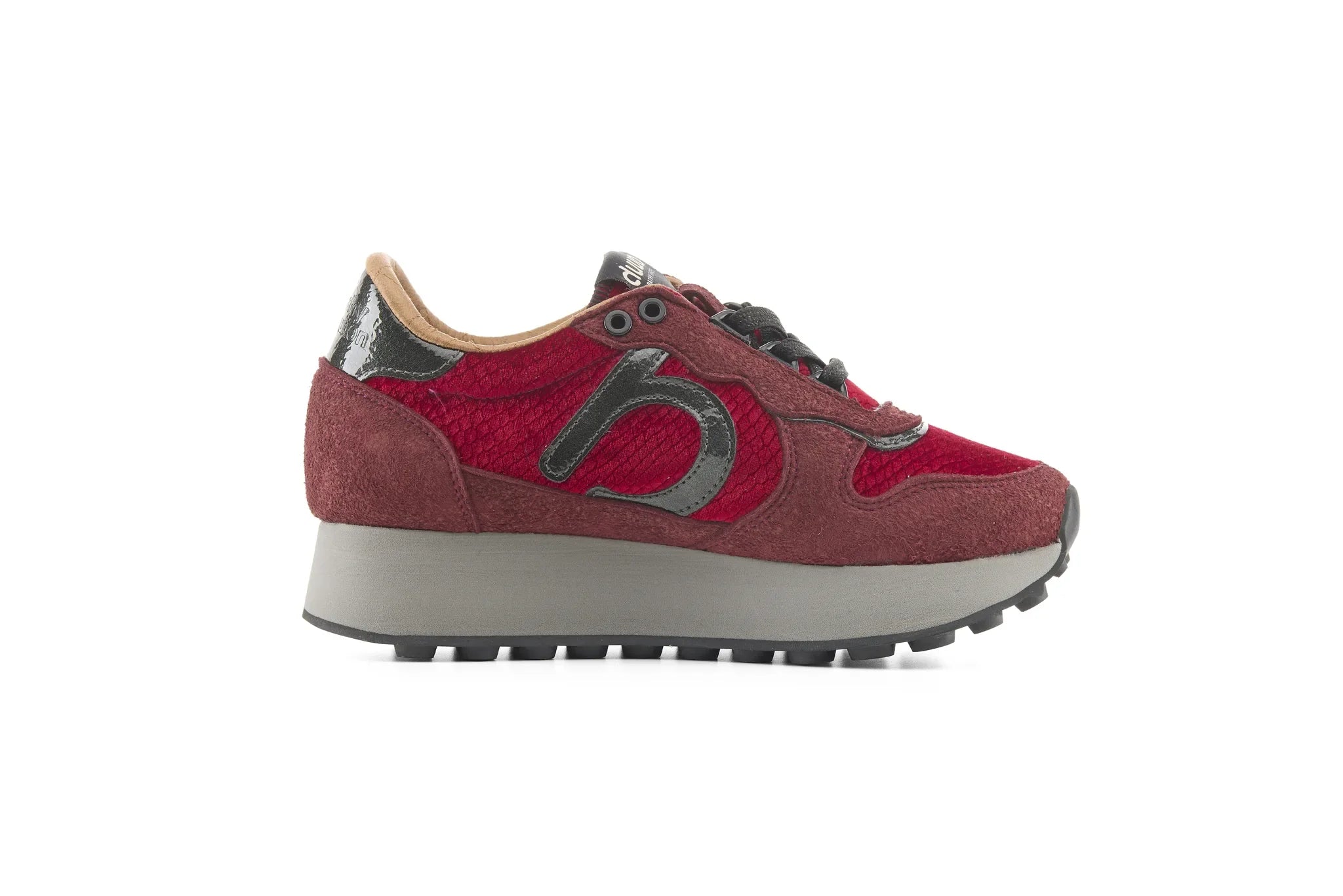 DUUO | SNEAKERS | MUJER | CALMA HIGH  NOE 104 BURDEOS | BURDEOS