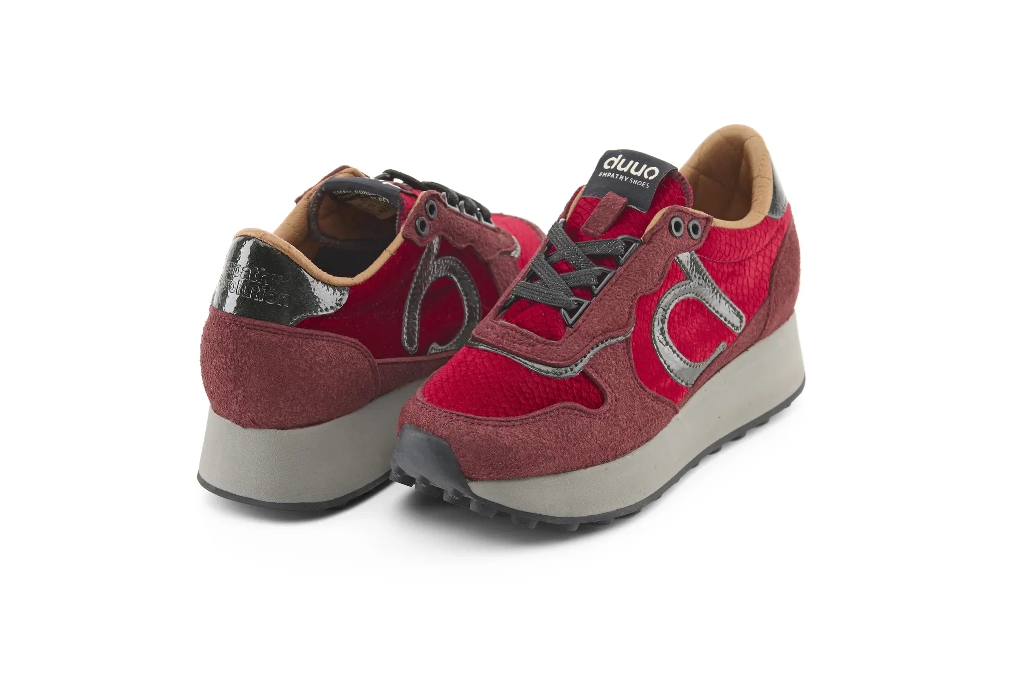 DUUO | SNEAKERS | MUJER | CALMA HIGH  NOE 104 BURDEOS | BURDEOS