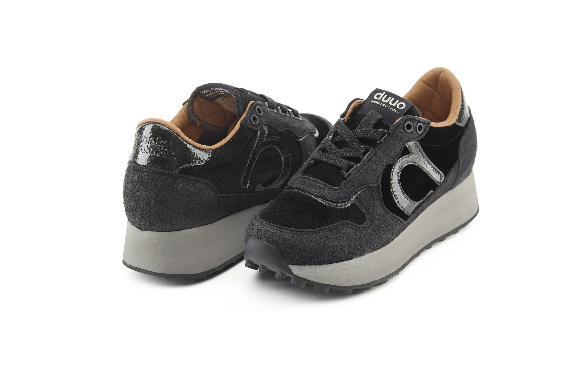 DUUO | SNEAKERS | MUJER | CALMA HIGH NOE 105 NEGRO | NEGRO