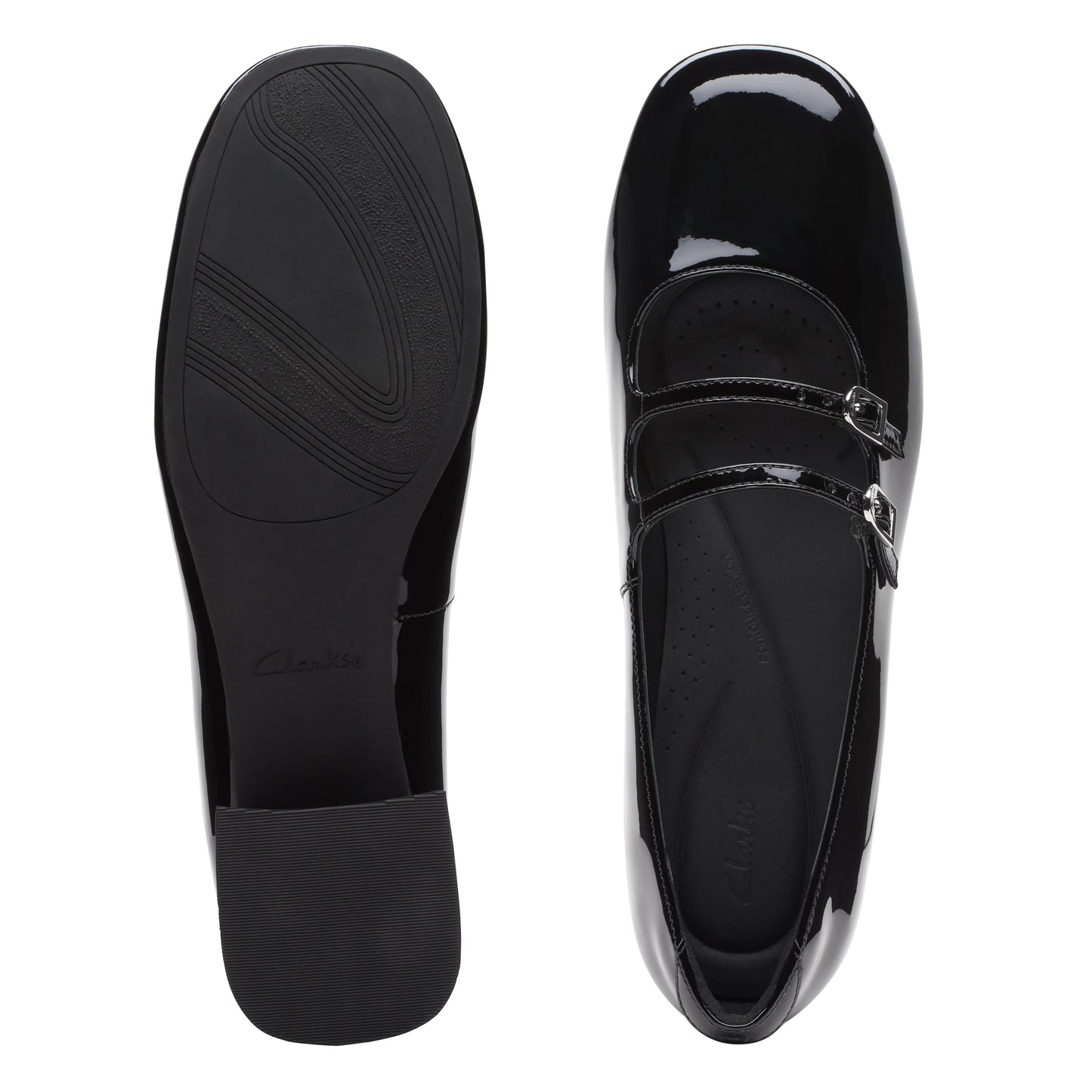 CLARKS | أحذية لباس النساء | DAISS30 SHINE BLACK PAT | أسود