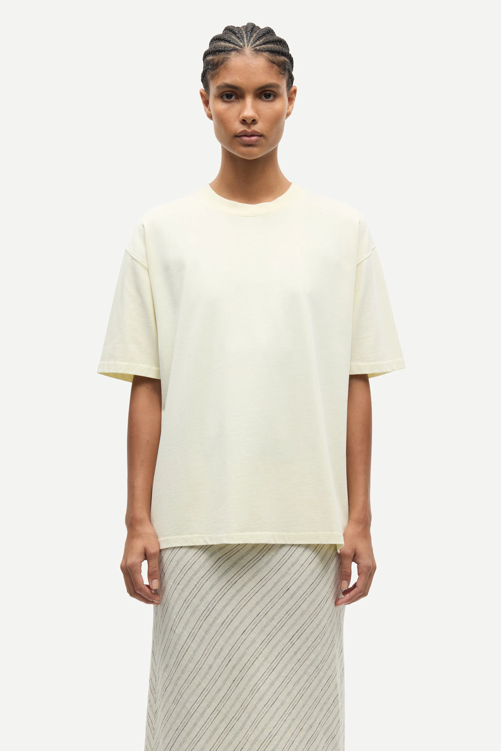 SAMSOE | T-SHIRTS | WOMAN | EIRA T-SHIRT 1172B ETHEREAL GREEN PIGMENT | GREEN