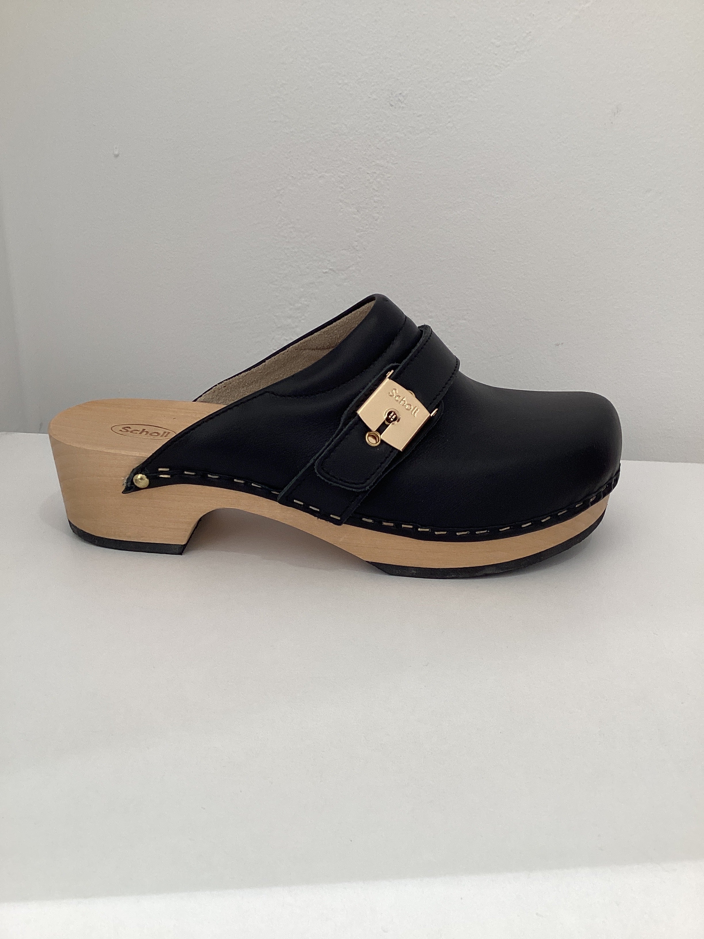 SCHOLL | ZUECOS | MUJER | ICONIC PESCURA CLOG 50 1004 BLACK F29983 | NEGRO