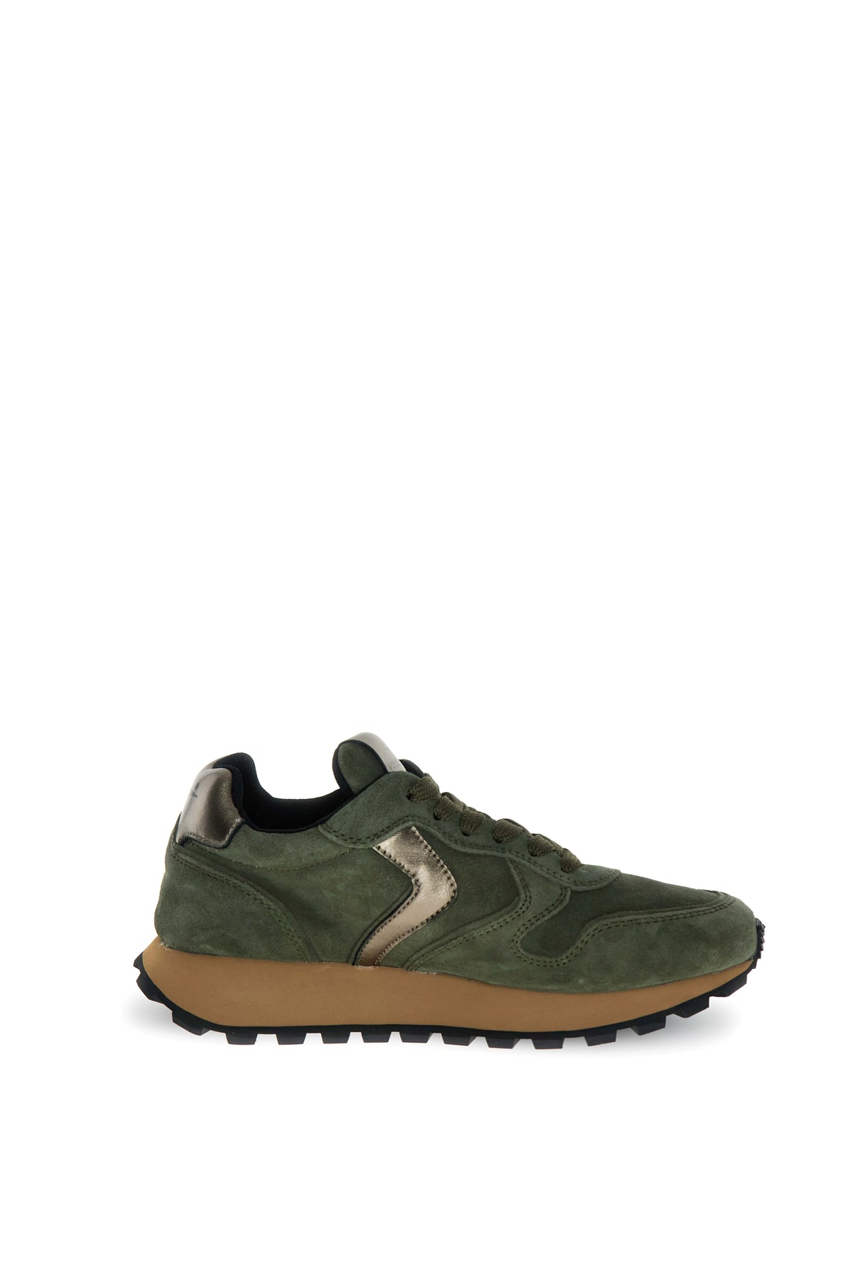 VOILE BLANCHE Paris EASY Green-bronze: groen sneakers voor dames