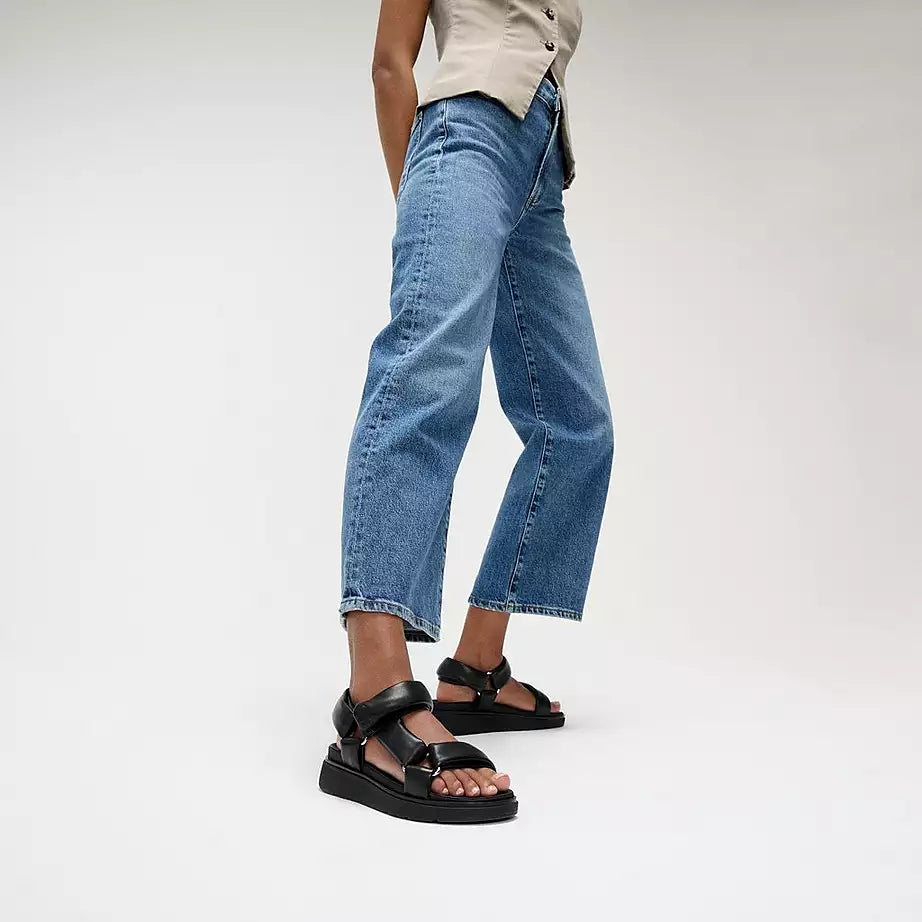 FITFLOP | SANDALIAS | MUJER | W GEN-FF SOFT-LEATHER BACK-STRAP ALL BLACK | NEGRO