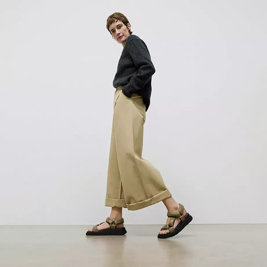 FITFLOP | SANDALIAS | MUJER | W GEN-FF SOFT-LEATHER BACK-STRAP CAMO GREEN | CAQUI