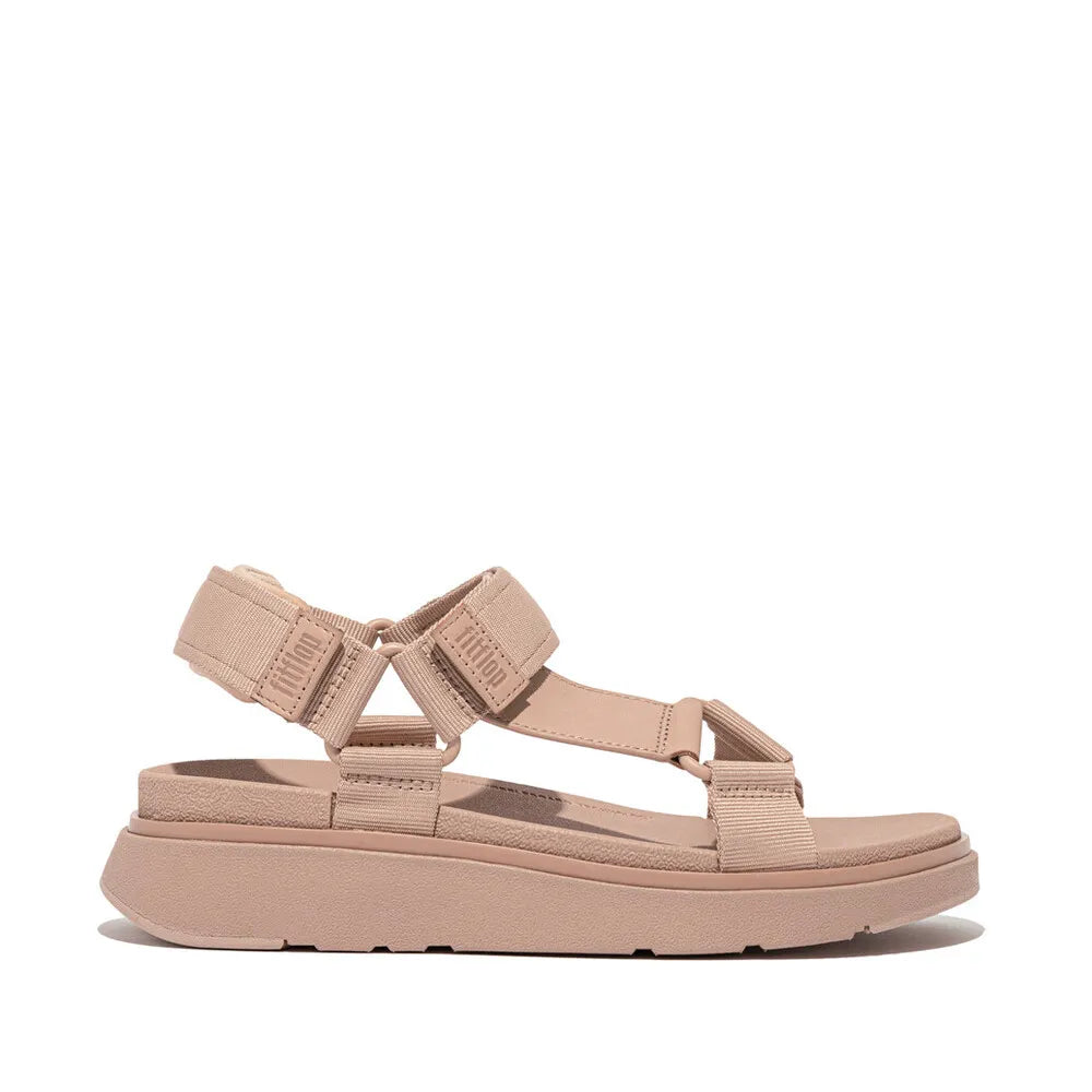 FITFLOP | SANDALIAS | MUJER | W GEN-FF ADJ. WEBBING/LEATHER BACK-STRAP | BEIGE