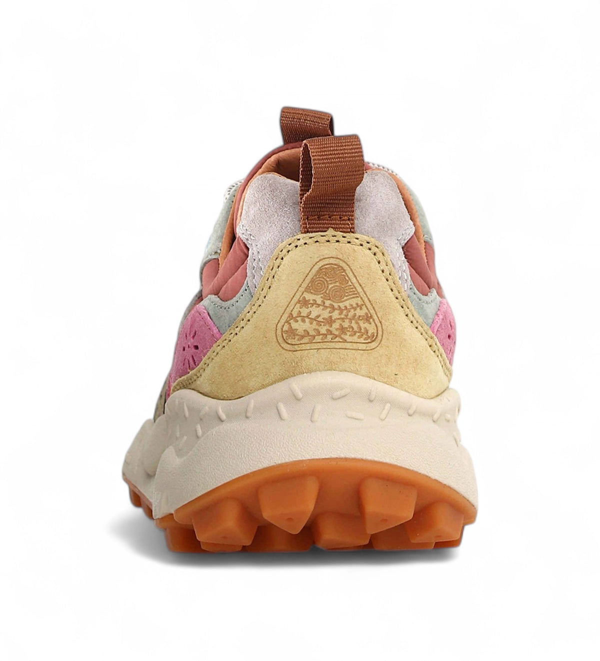 FLOWER MOUNTAIN Yamano 3 Woman Suede/nylon Cream-military-pink: multicolor 运动鞋 女士