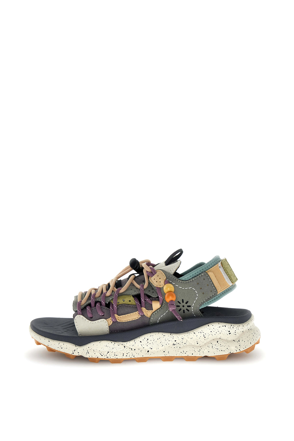 FLOWER MOUNTAIN PUMA Punku UNI Suede/eco GREY: multicolor sandaler för dam