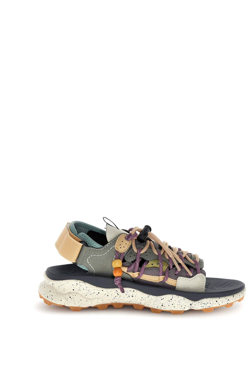 FLOWER MOUNTAIN PUMA Punku UNI Suede/eco GREY: multicolor sandaler för dam