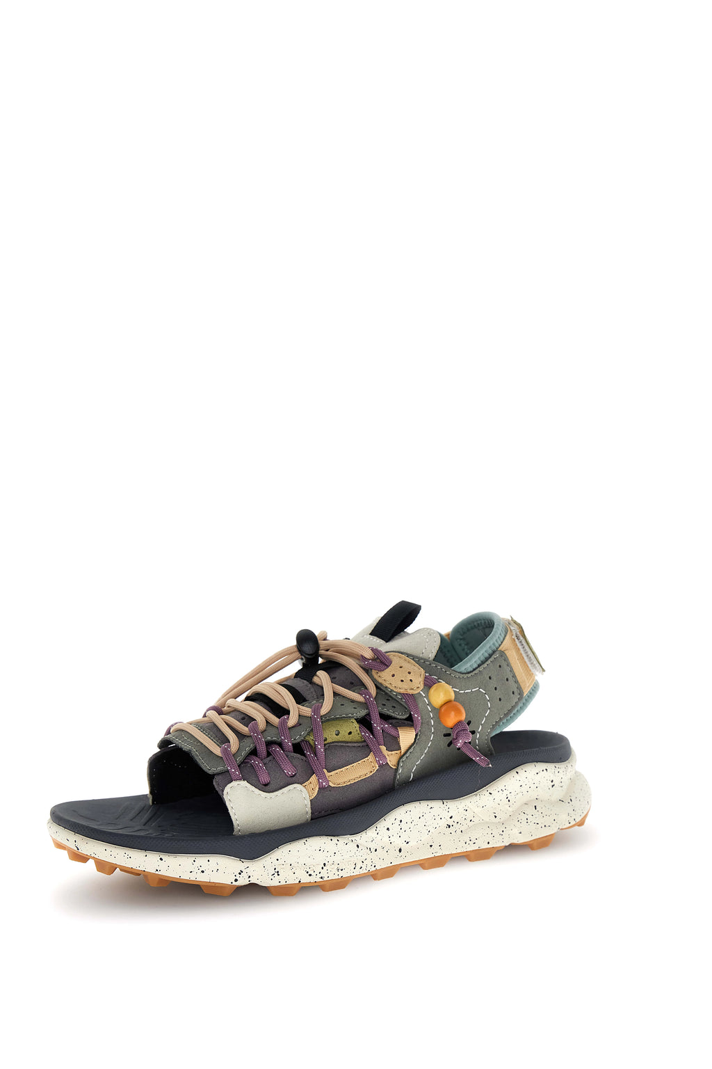 FLOWER MOUNTAIN PUMA Punku UNI Suede/eco GREY: multicolor sandaler för dam