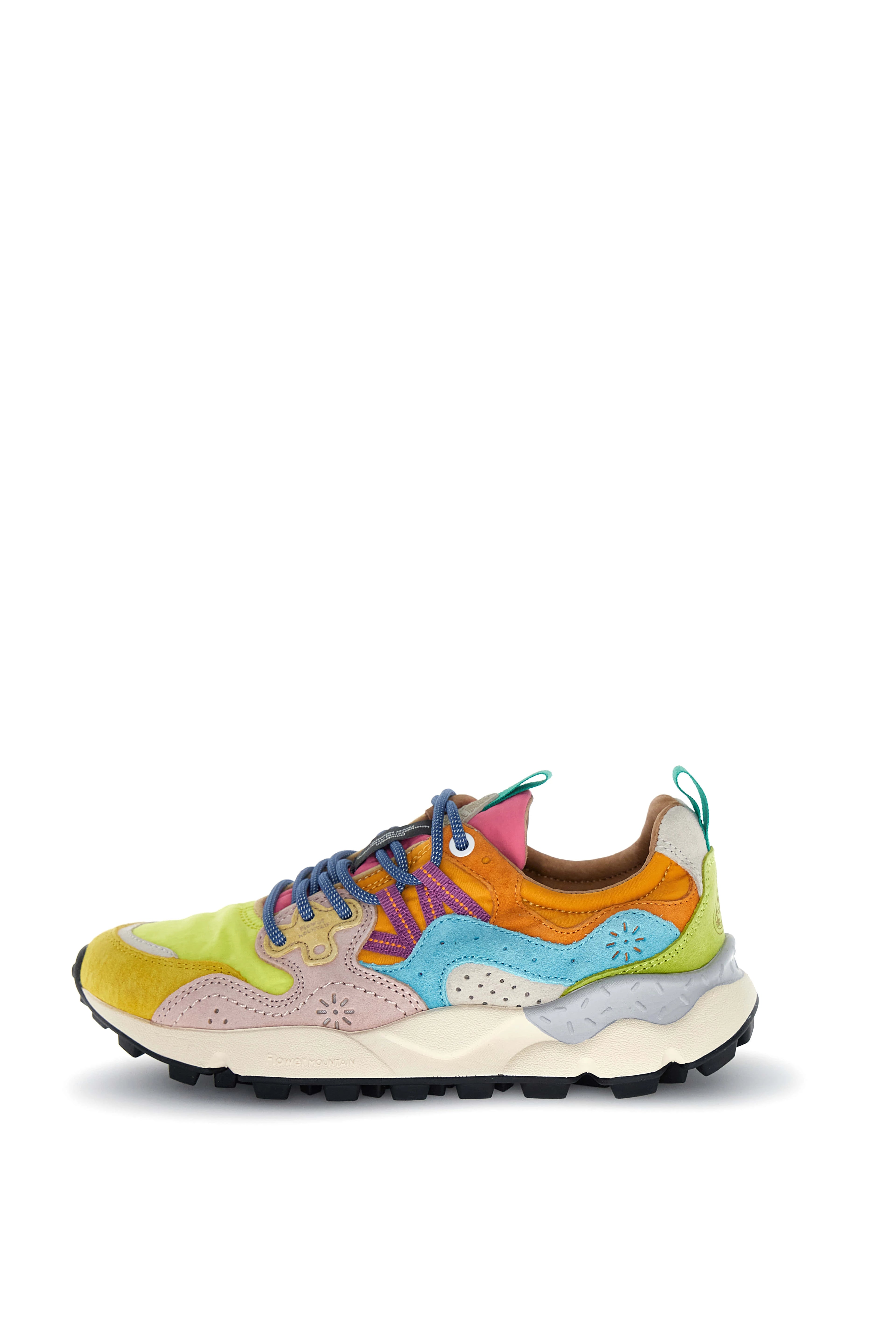 FLOWER MOUNTAIN | SNEAKERS | MUJER | YAMANO 3 WOMAN SUEDE/NYLON YELLOW | MULTICOLOR