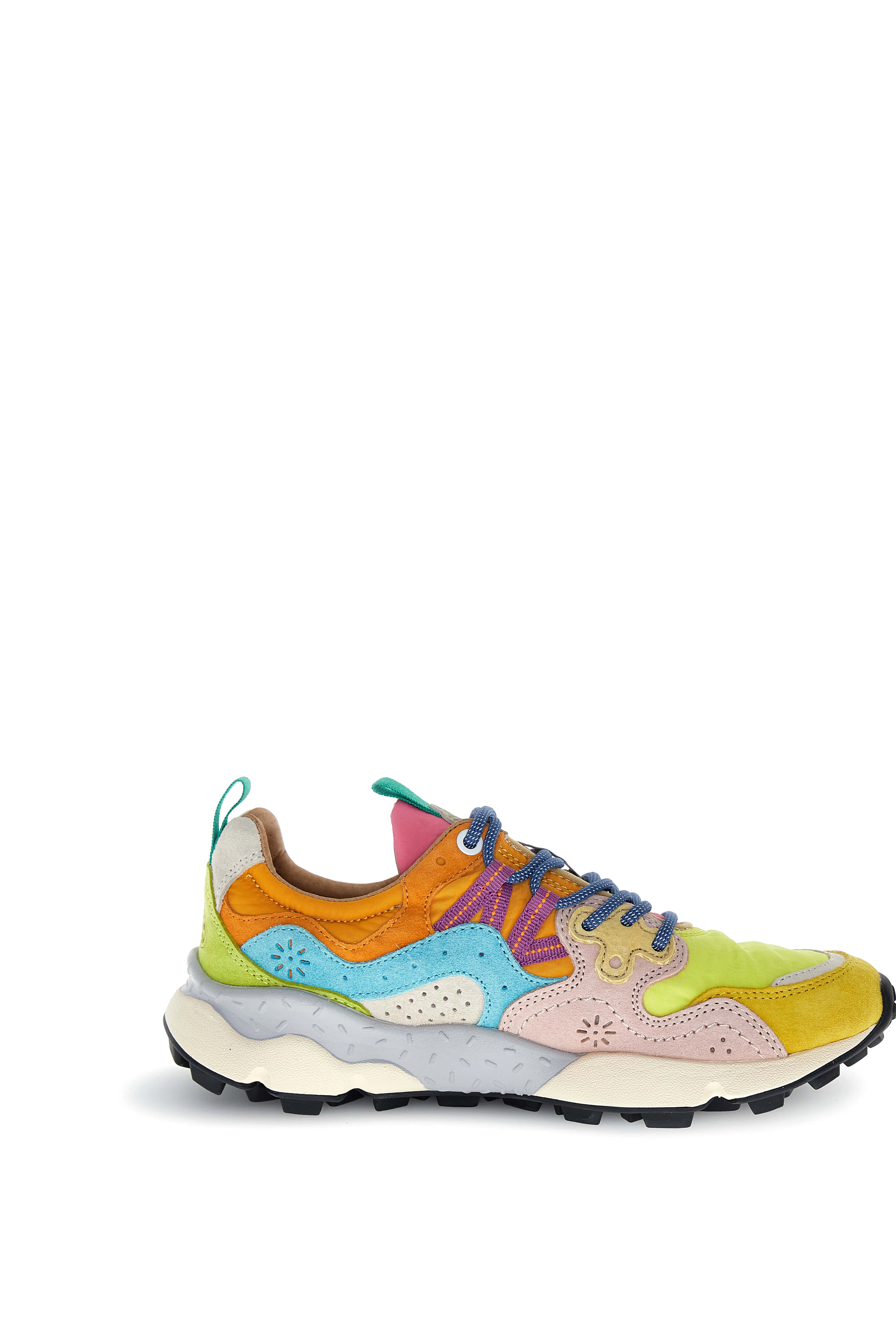 FLOWER MOUNTAIN | SNEAKERS | MUJER | YAMANO 3 WOMAN SUEDE/NYLON YELLOW | MULTICOLOR