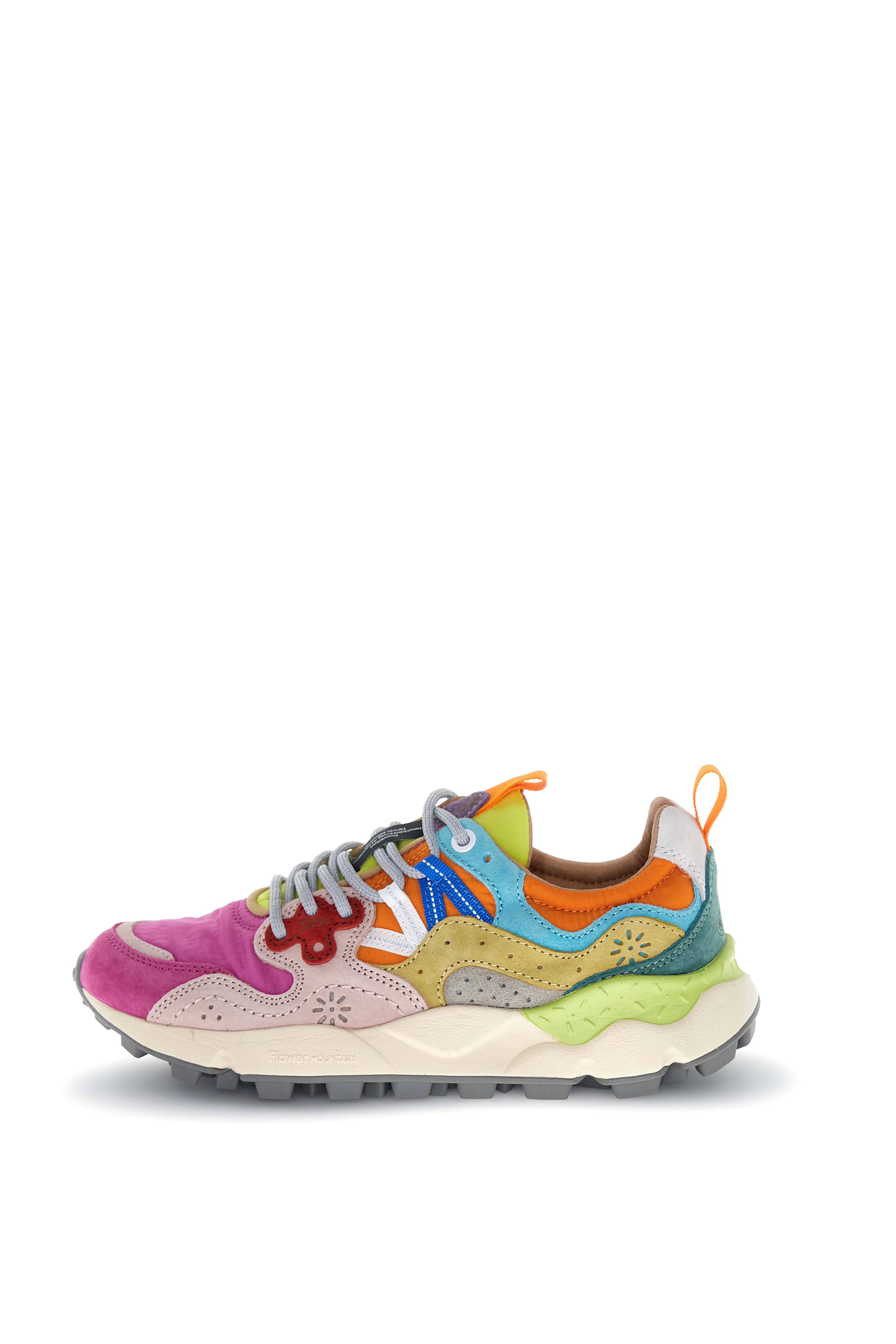 FLOWER MOUNTAIN | SNEAKERS | MUJER | YAMANO 3 WOMAN SUEDE/NYLON FUCHSIA | MULTICOLOR