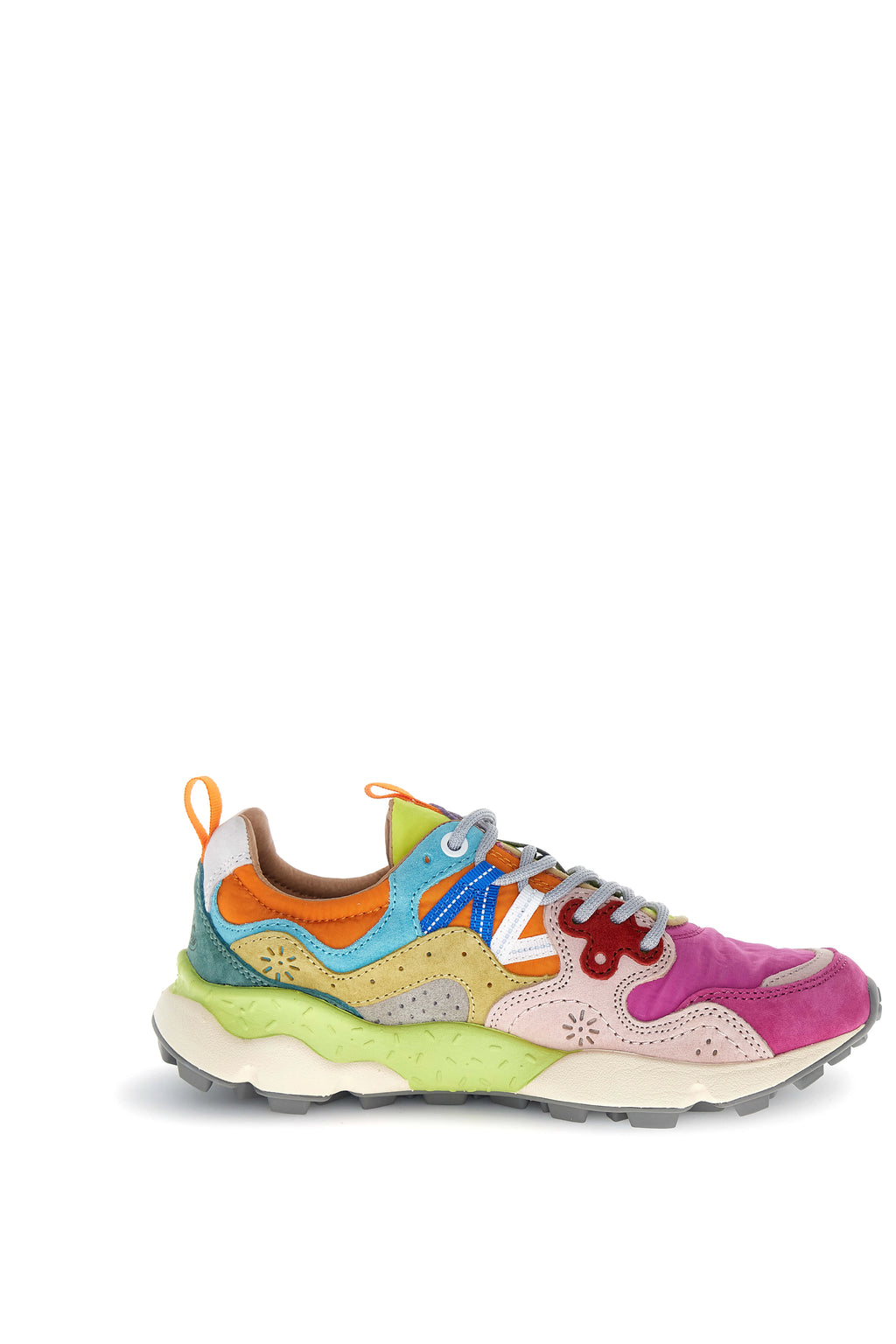 FLOWER MOUNTAIN Yamano 3 Woman Suede/nylon Fuchsia: multicolor سنيكرز للنساء