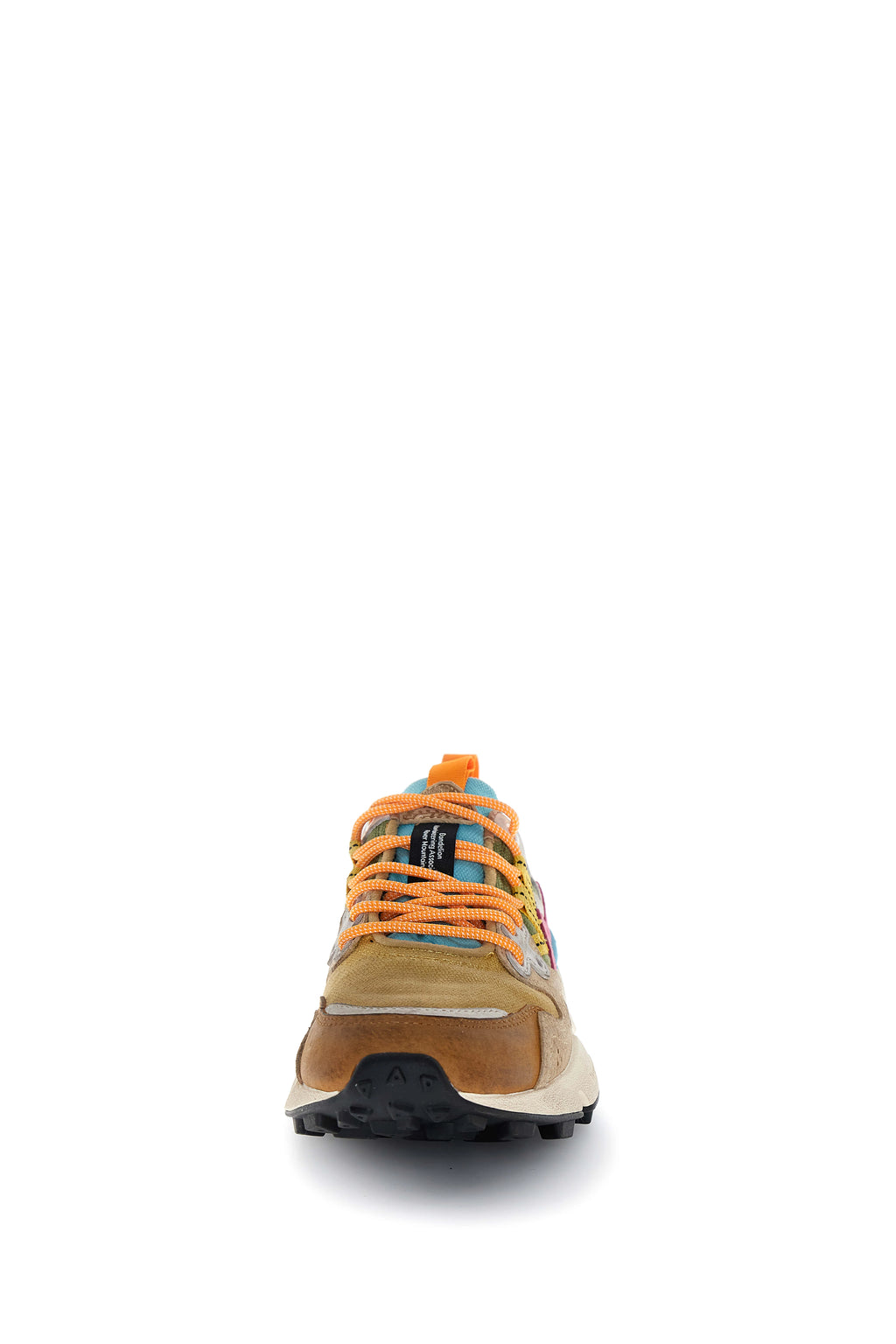 FLOWER MOUNTAIN Yamano 3 Woman Suede/canvas/washed Brown: brun sneakers för dam